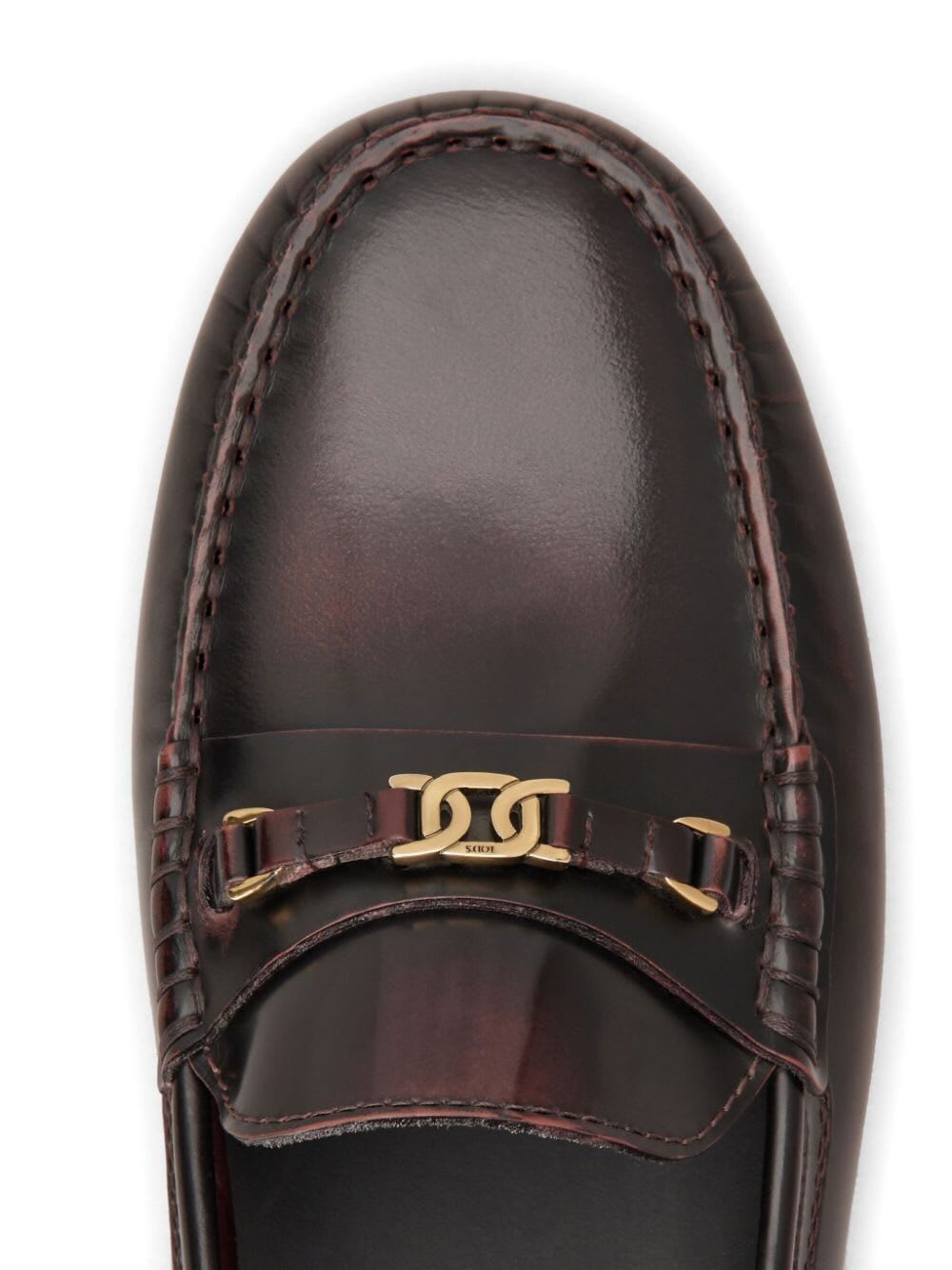 Shop Tod's Loafers In Bordeaux