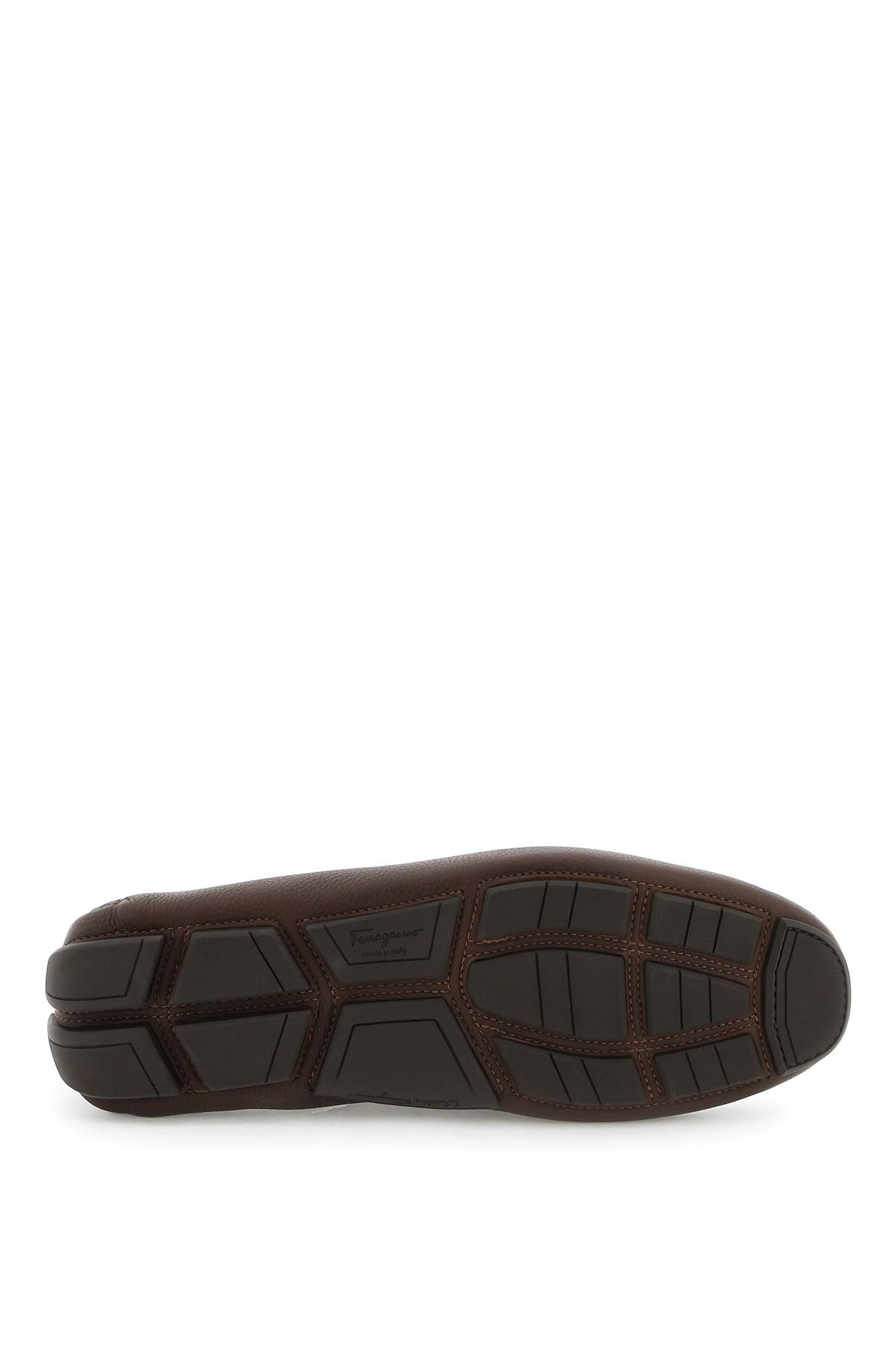Ferragamo Gancini-ornament Driver Loafers