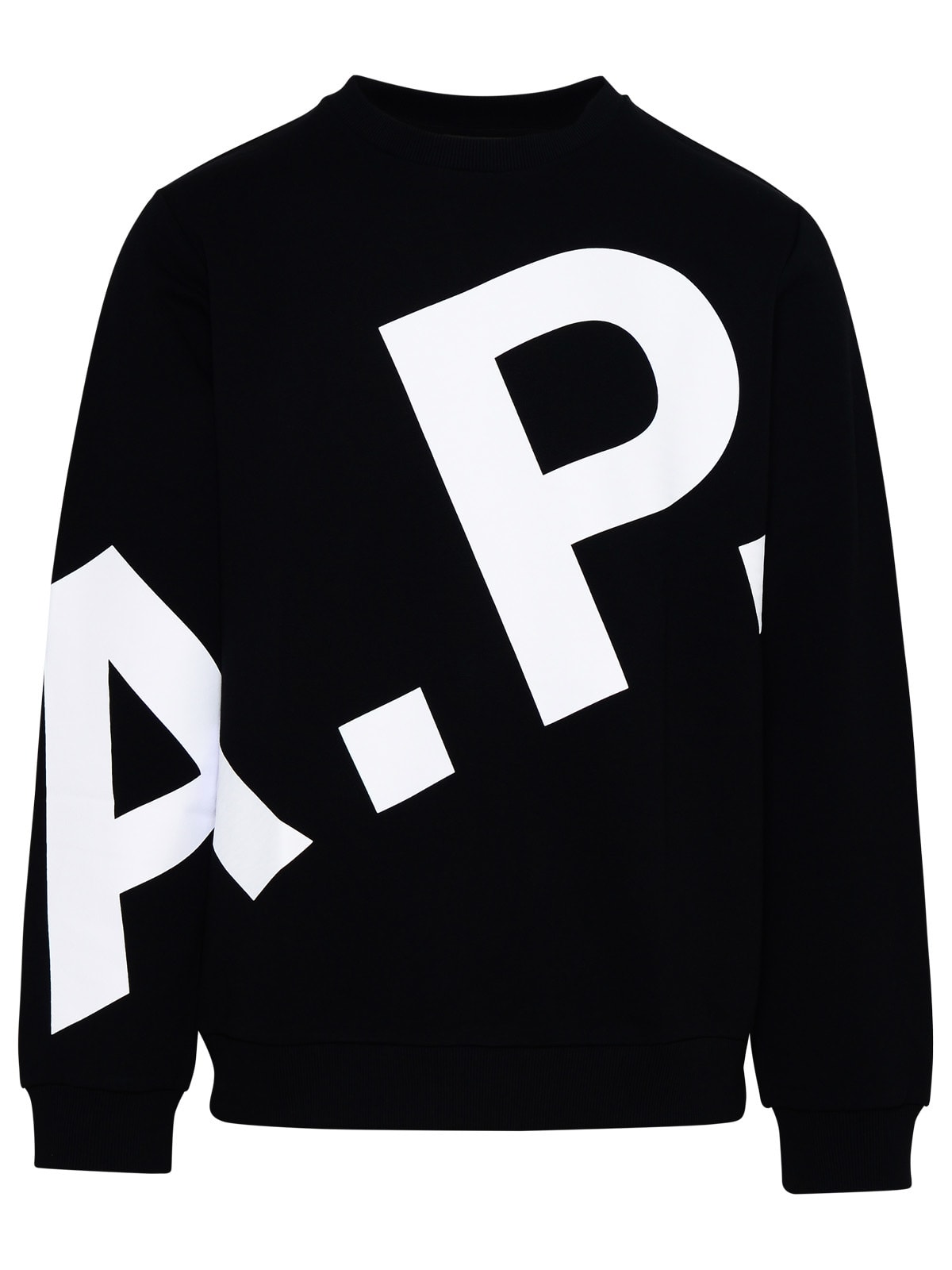 Shop Apc Cory Sweatshirt In Black Cotton