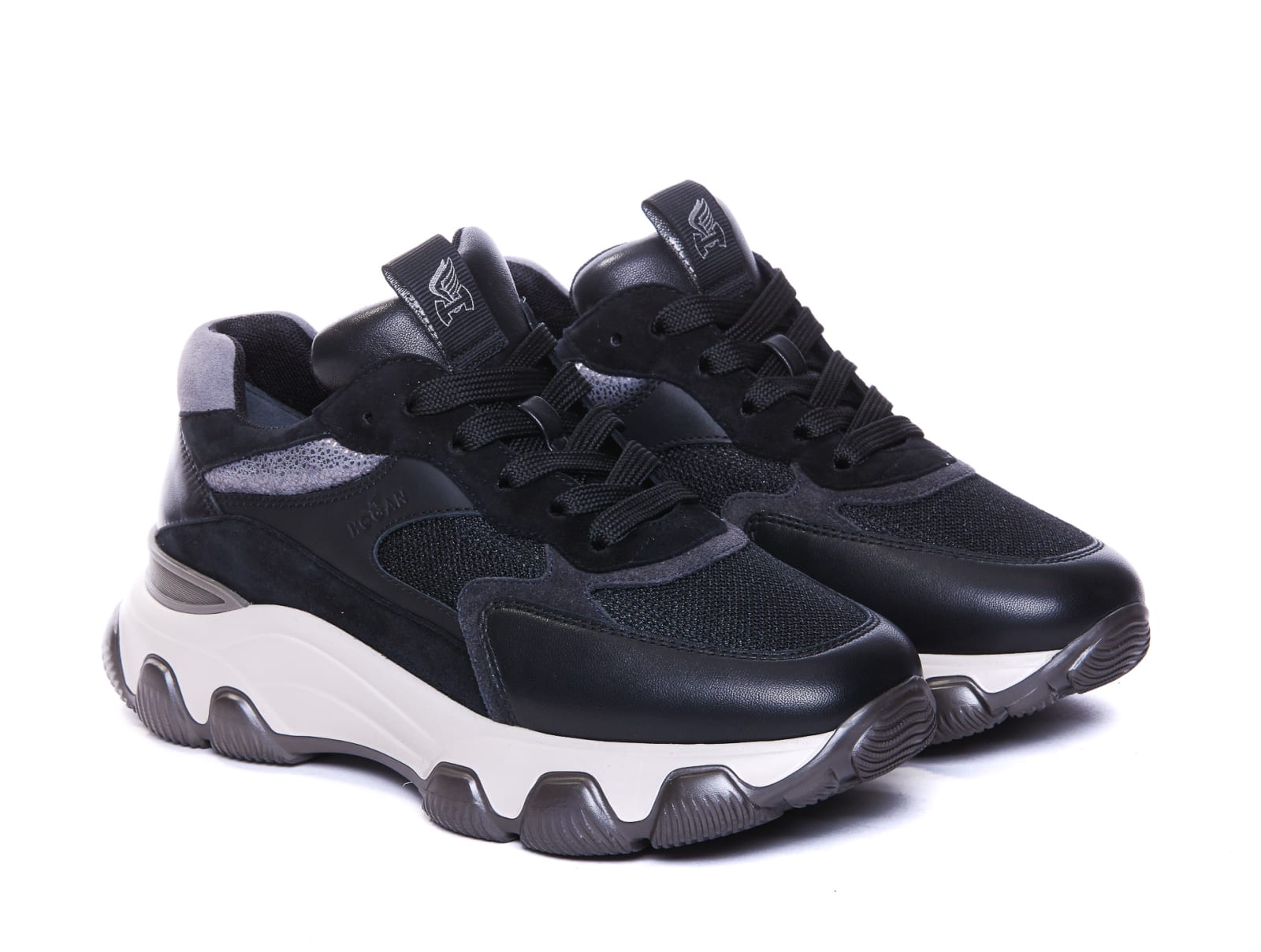 Shop Hogan Hyperactive Sneakers In Black