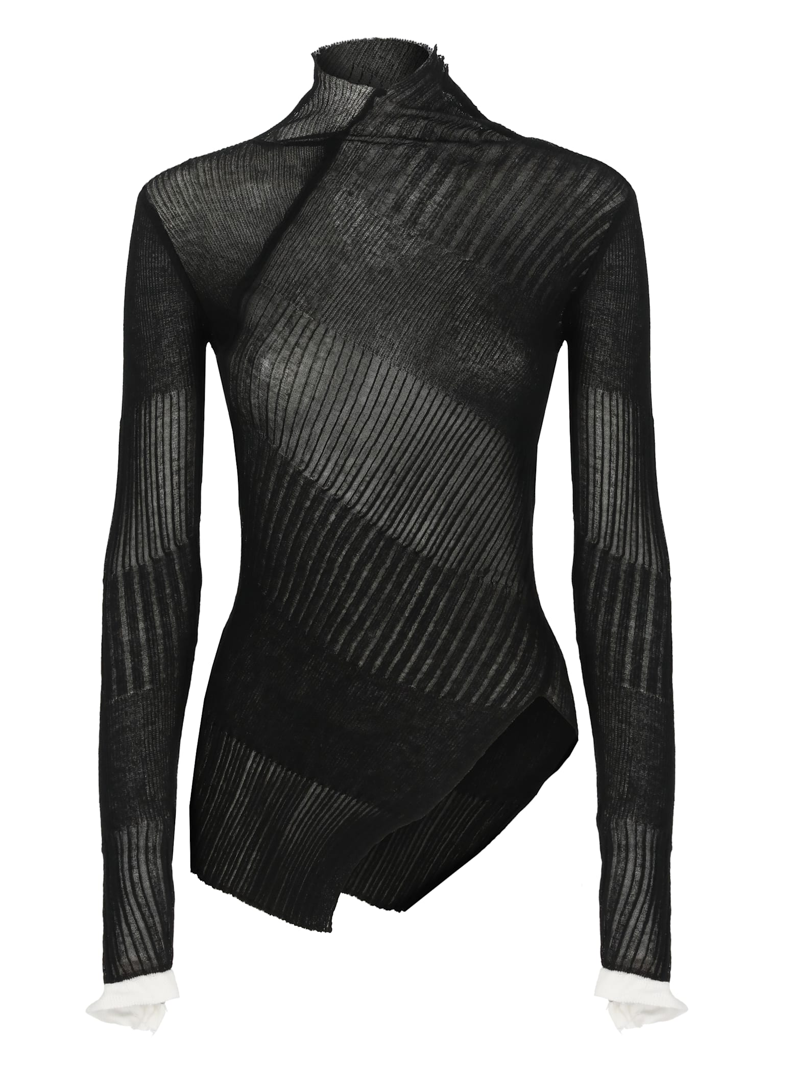 Y's Linen Blend Sweater In Black