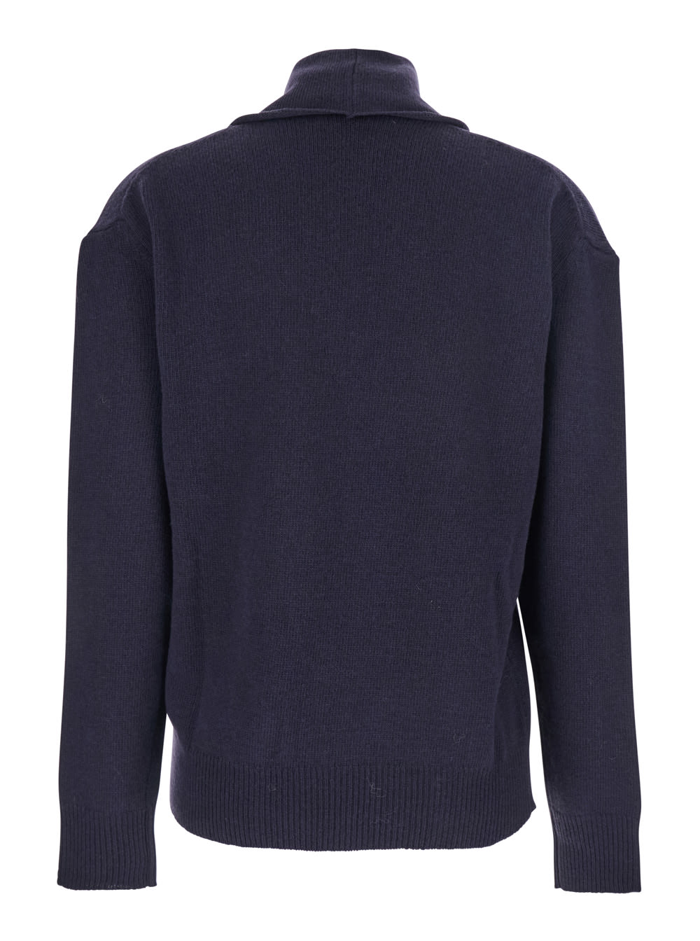 Mauro Grifoni Long-sleeved Sweater In Blue