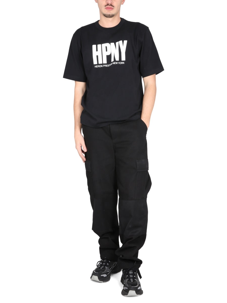 Shop Heron Preston T-shirt Hpny In Black