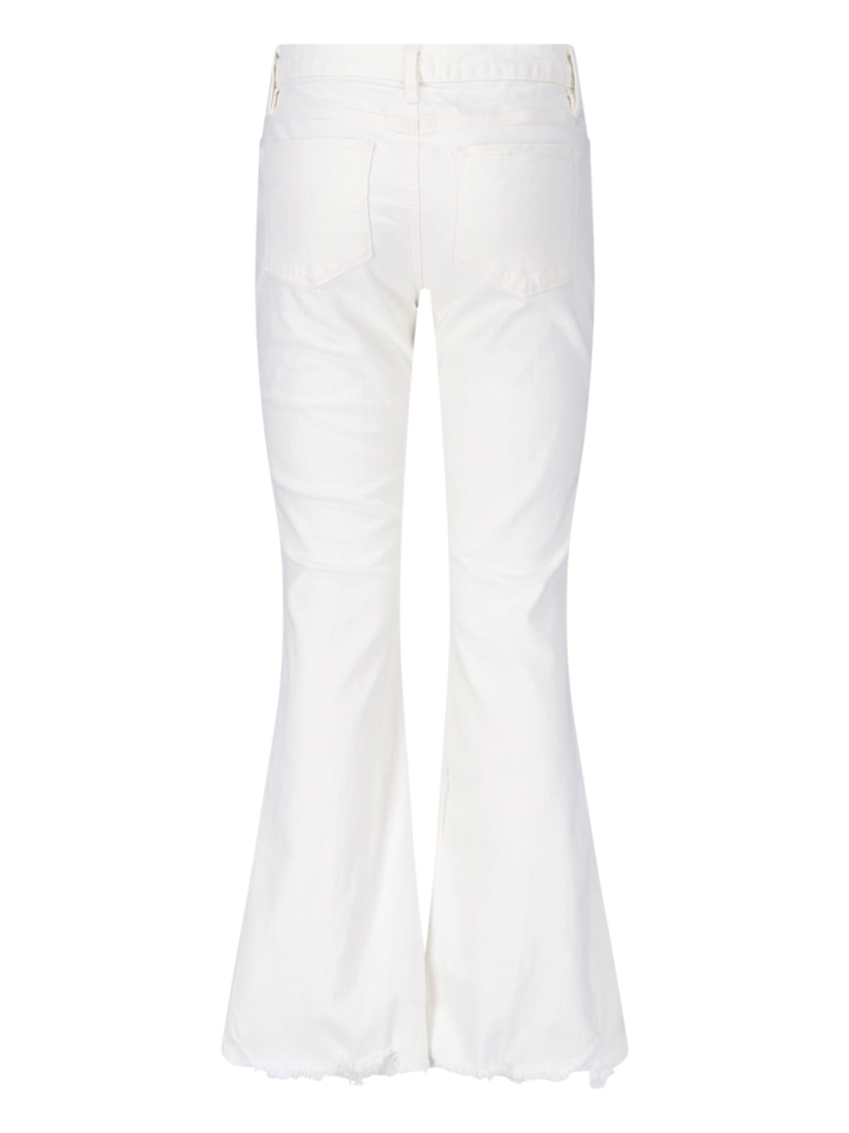 Shop Frame Bootcut Jeans In White