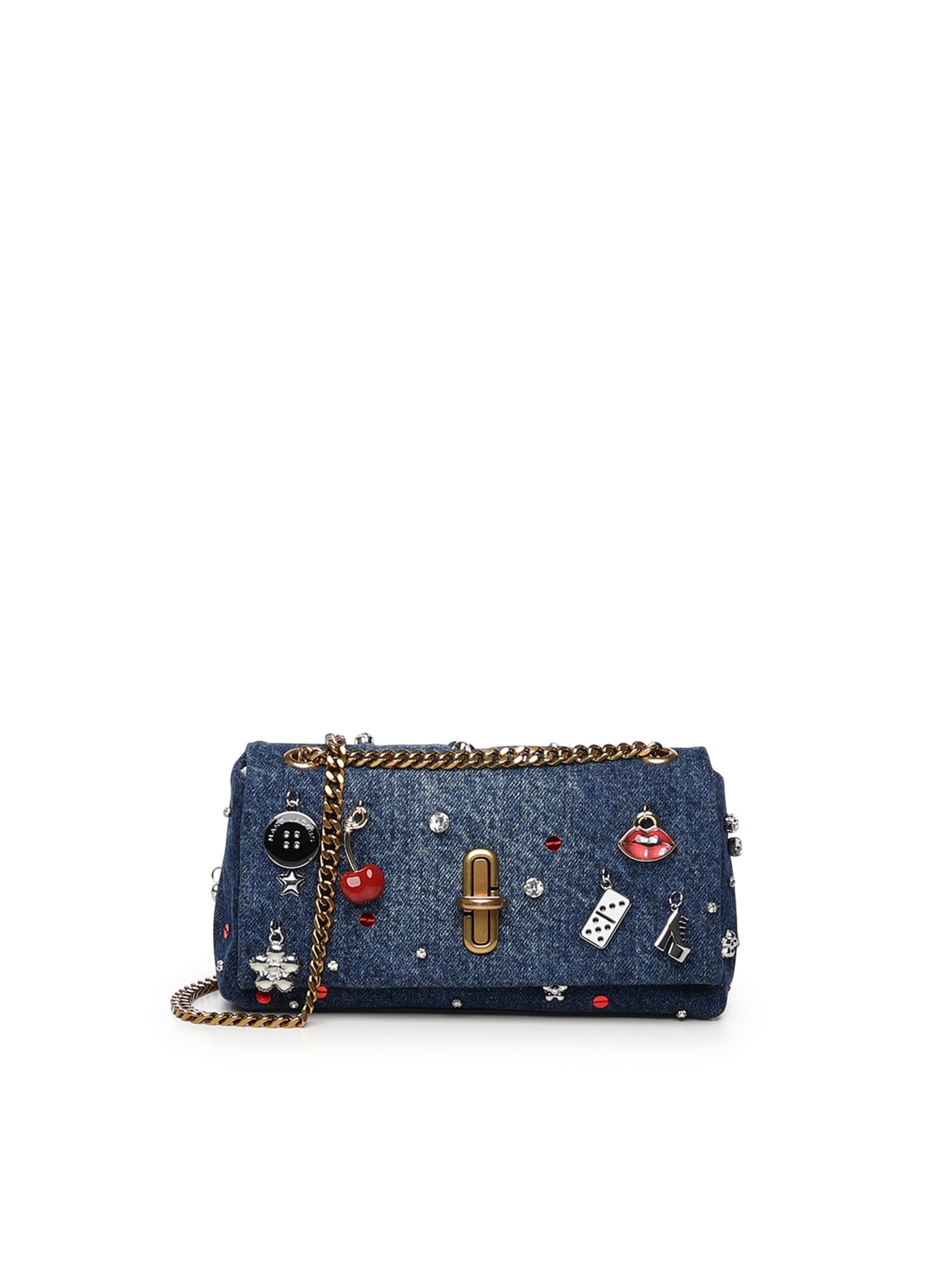 Marc Jacobs The Dual Chain Mini Bag In Denim