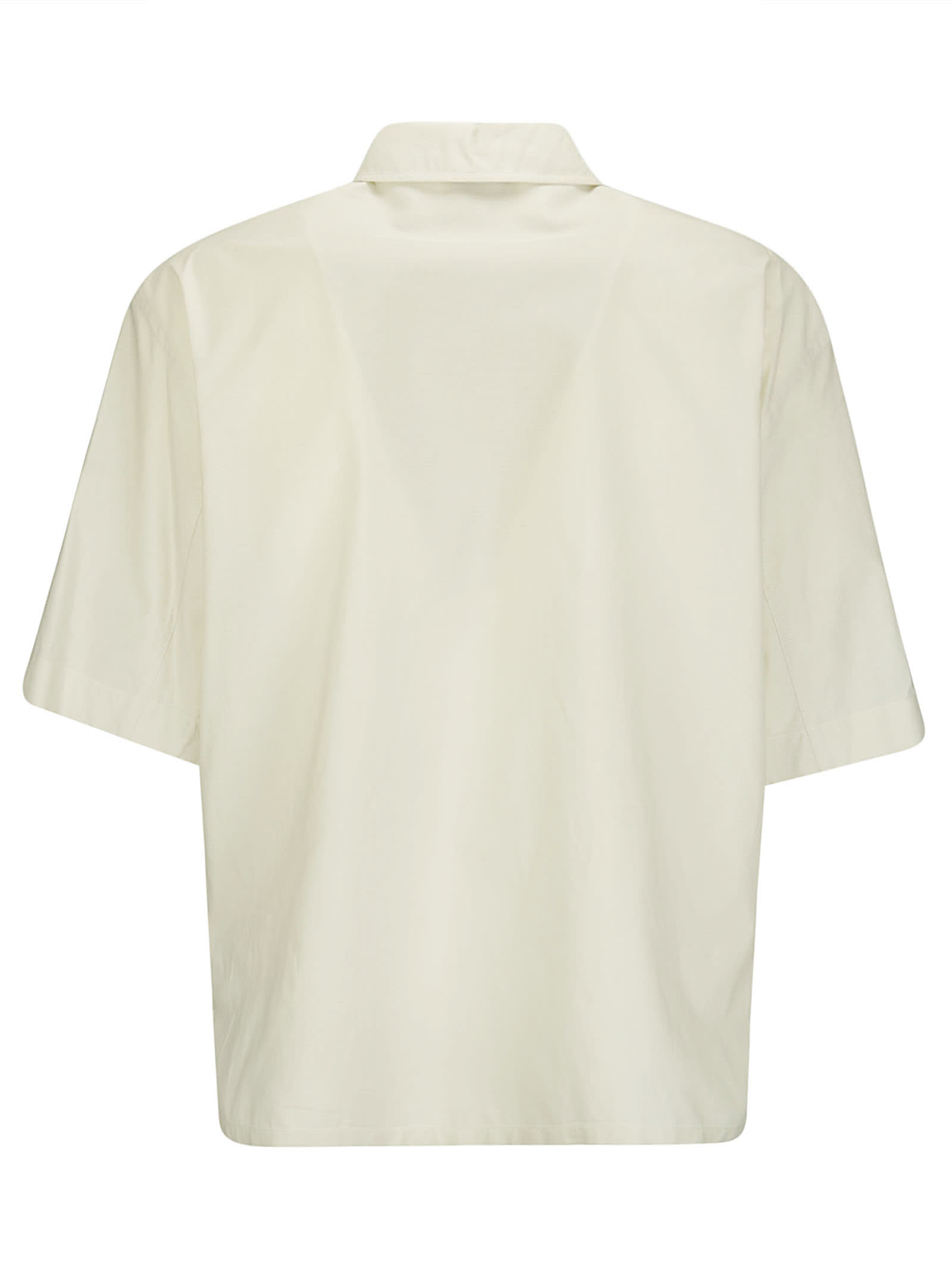 Shop Lemaire Ss Pyjama Shirt In Pale Mastic
