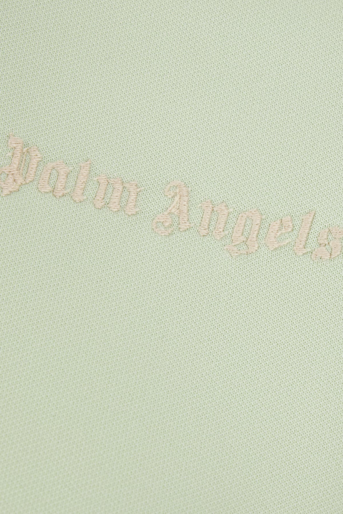 Shop Palm Angels Mint Green Polyester Sweatshirt In 5103