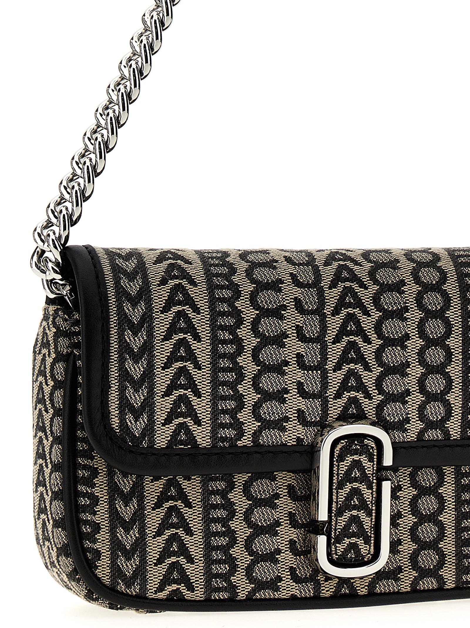 Shop Marc Jacobs The Monogram J Marc Mini Shoulder Bag In Multicolor