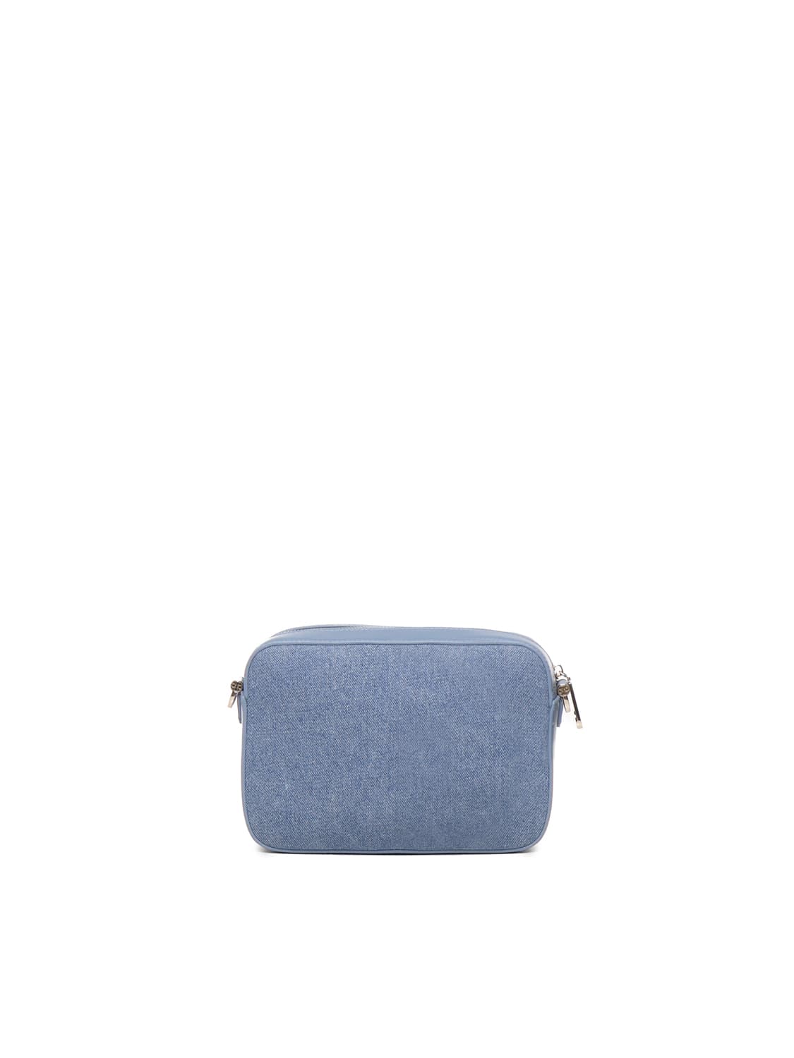 V73 Responsibility Logo-print Shoulder Bag In Denim