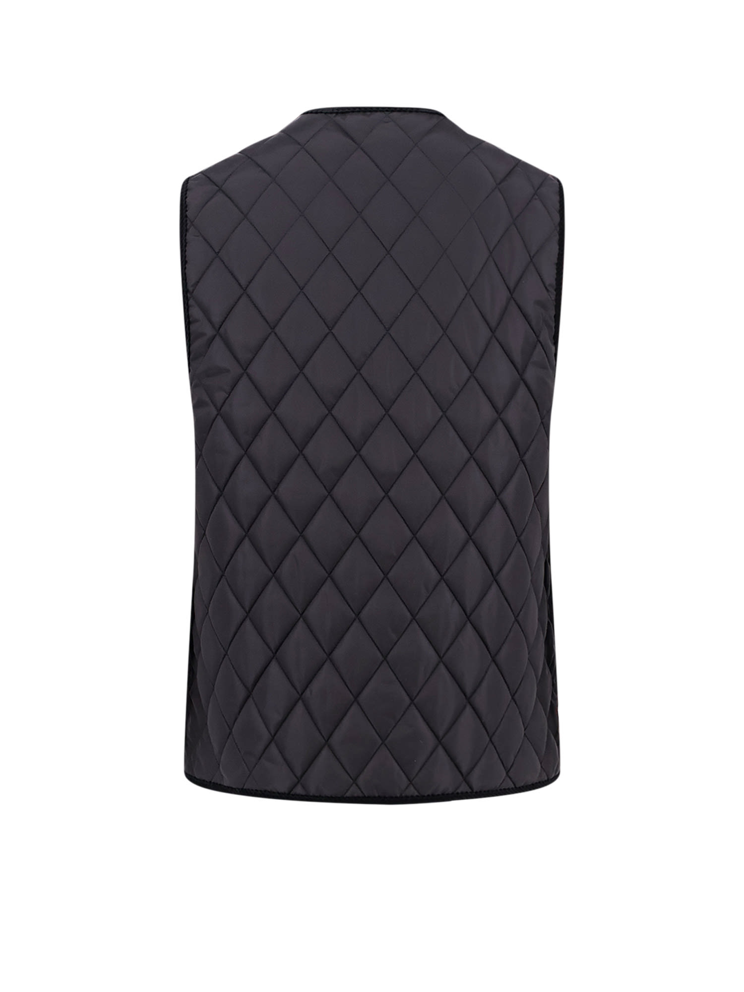 Shop Burberry Vest In Black