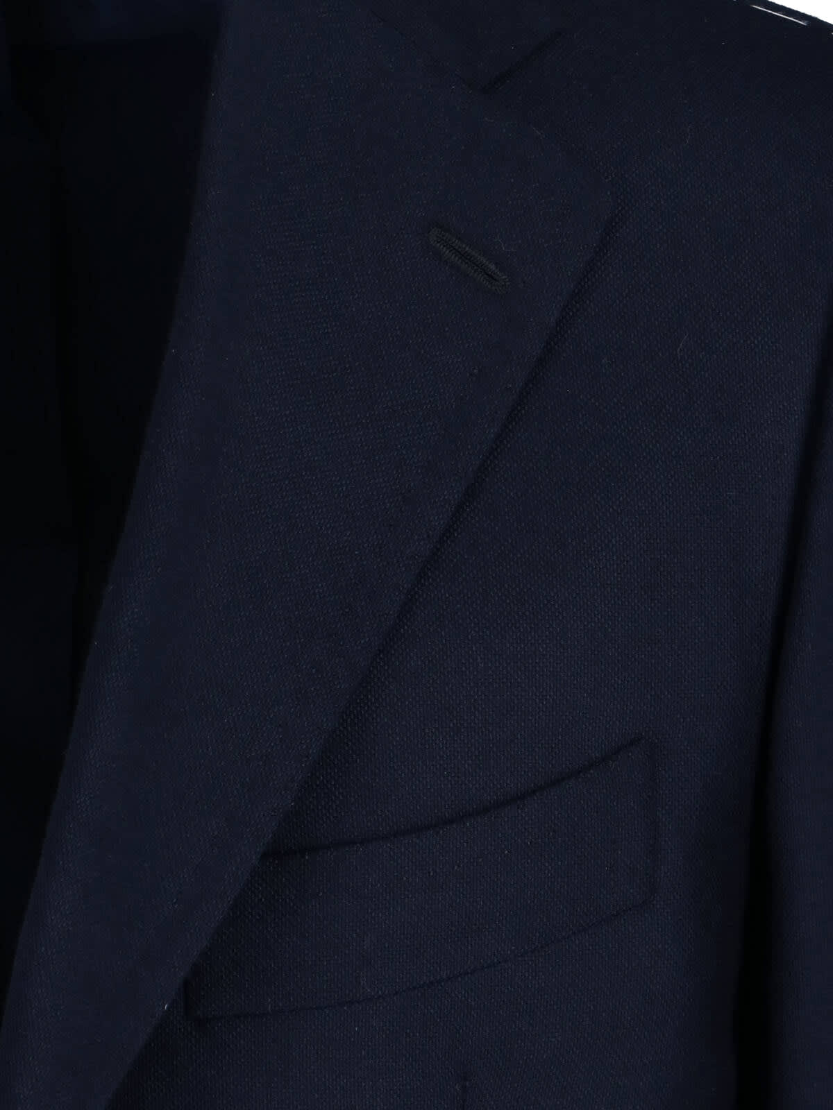 Cesare Attolini Single-breasted Cashmere Blazer In Blue