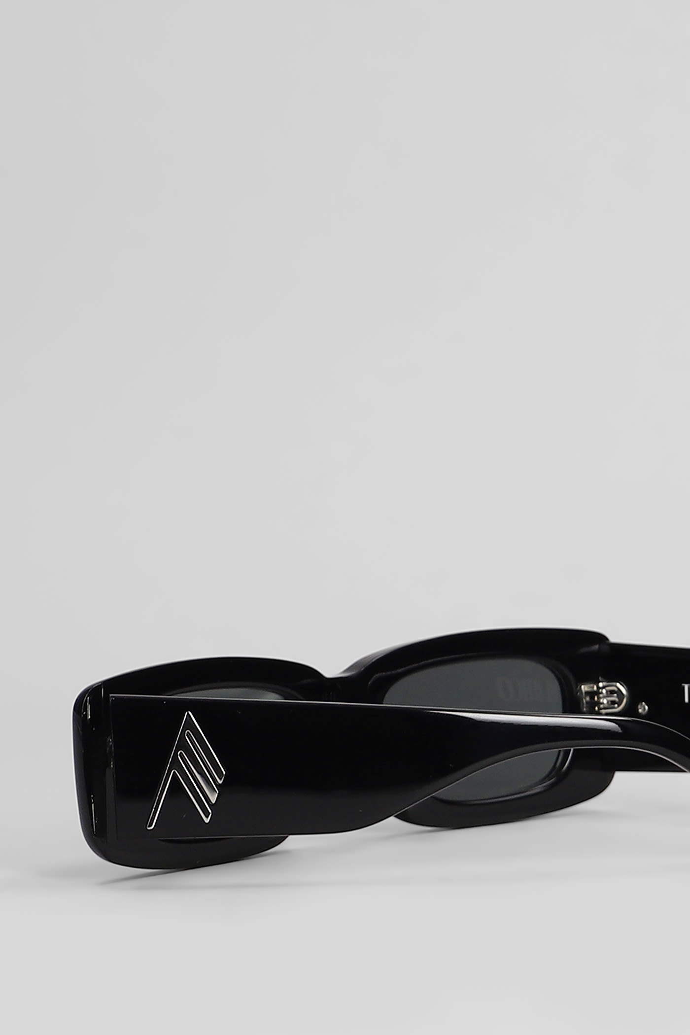 Attico Mini Marfa Sunglasses In Black Acetate