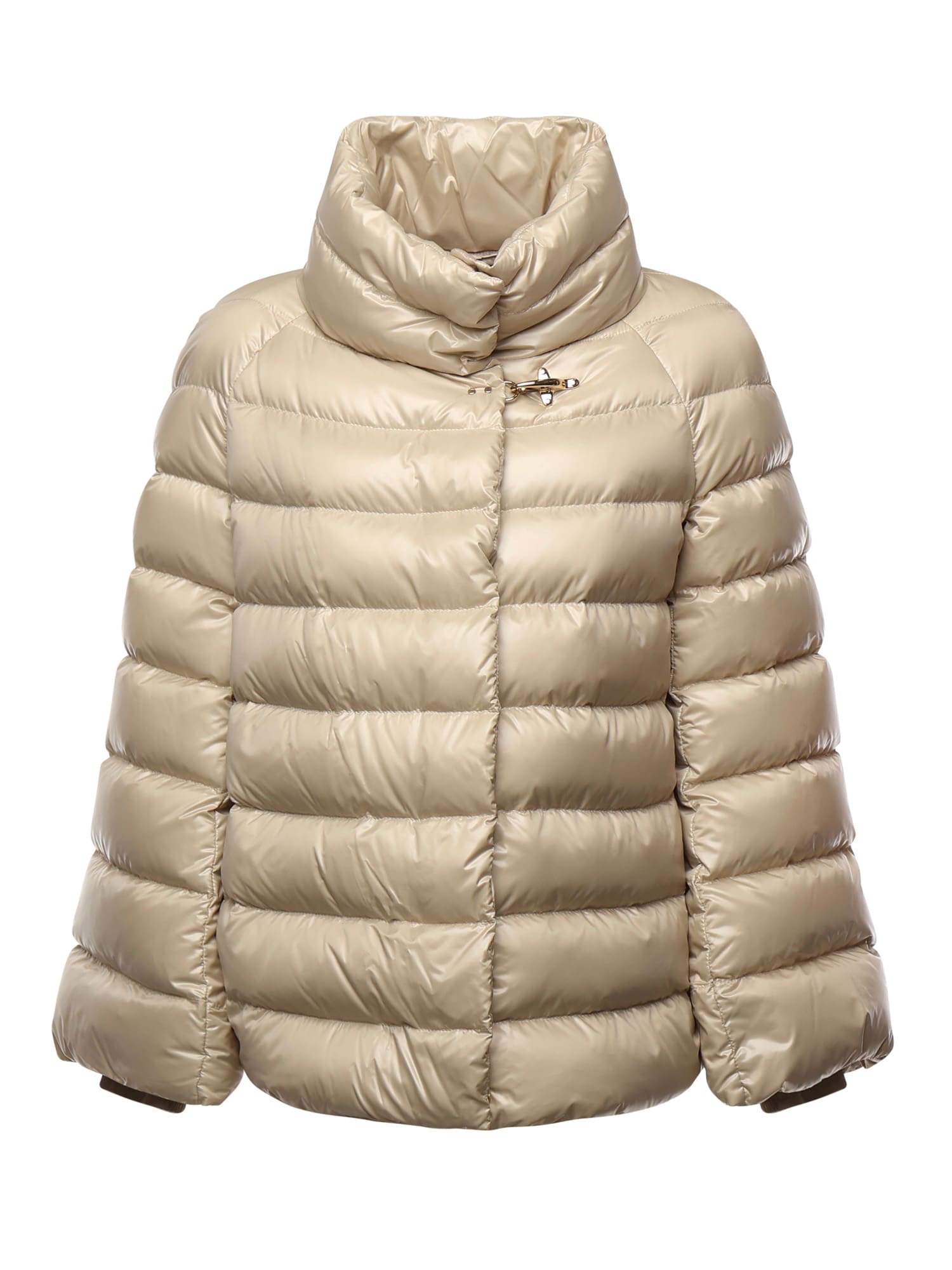 Fay Down Jacket With Nylon Hook In Neutral