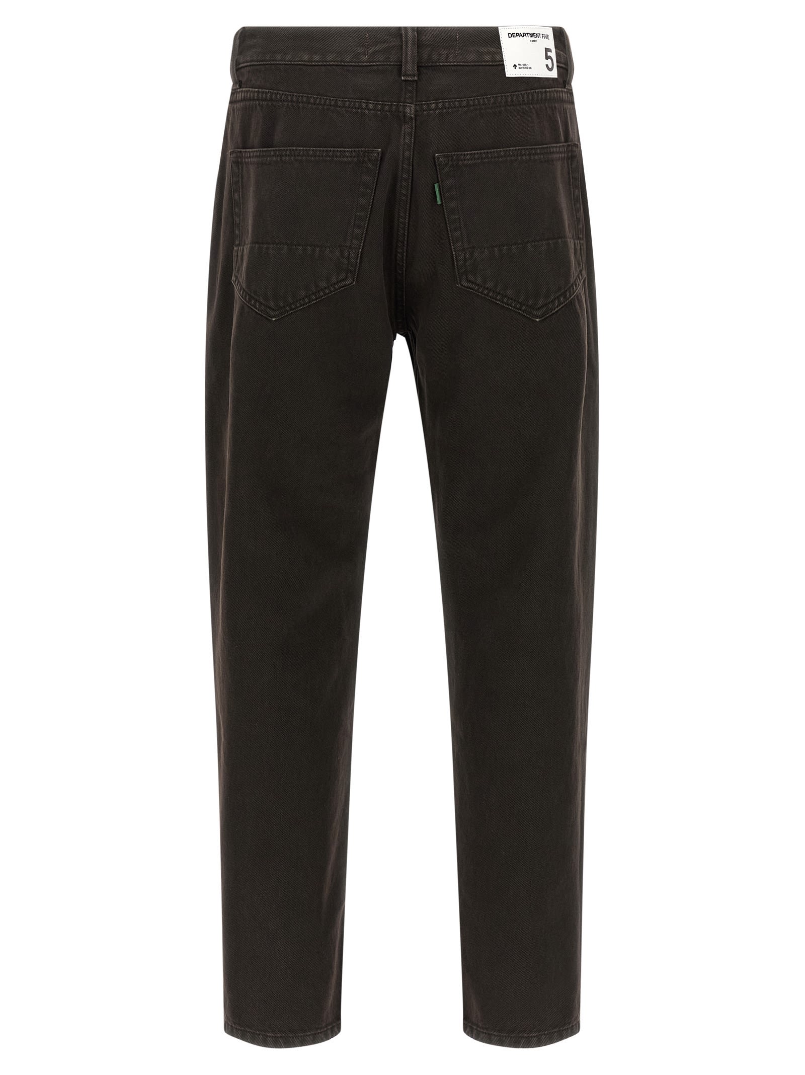 Department Five Musso Used-effect Cotton Jeans In Black