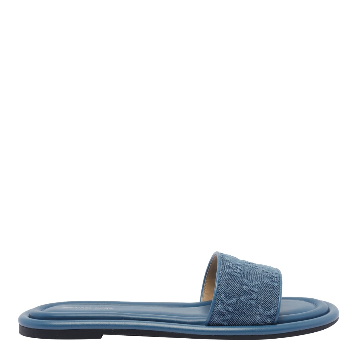 Shop Michael Michael Kors Dana Sandals In Blue