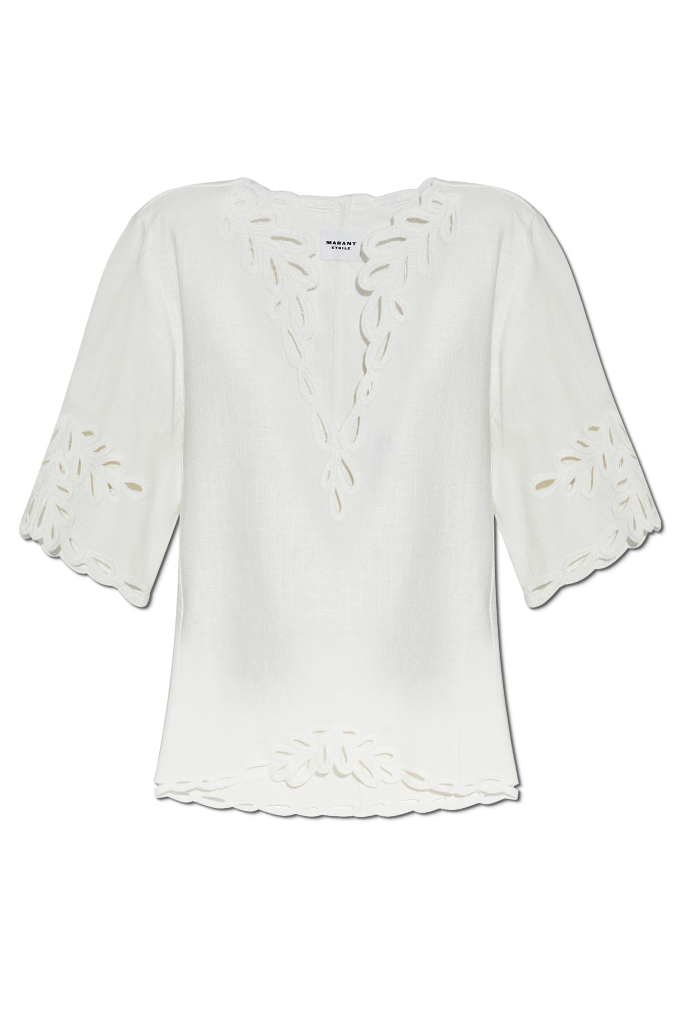 Marant Étoile Marant Etoile Top With Decorative Embroidery shana