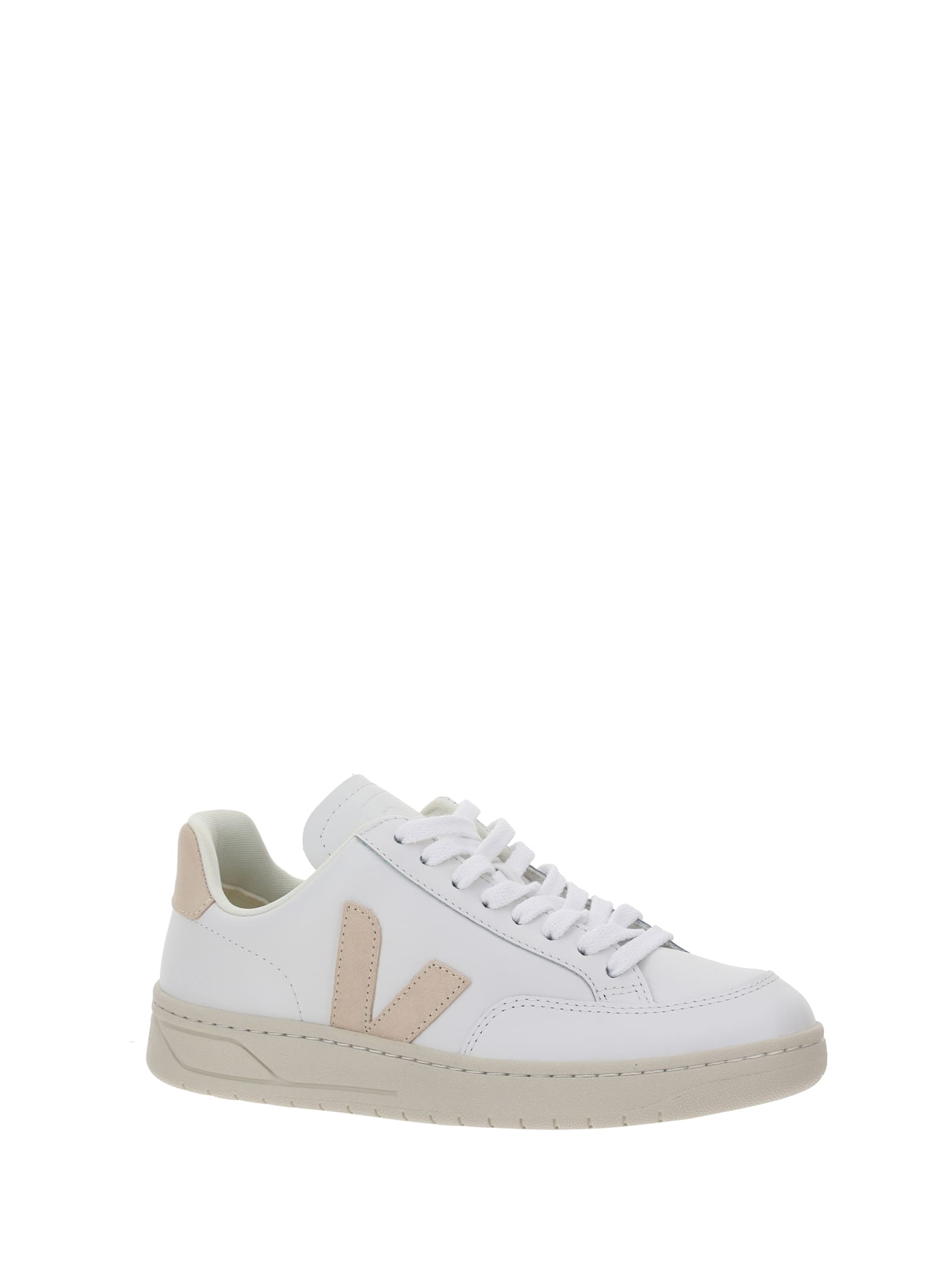 Veja V-12 Sneakers In Extra-white_sable