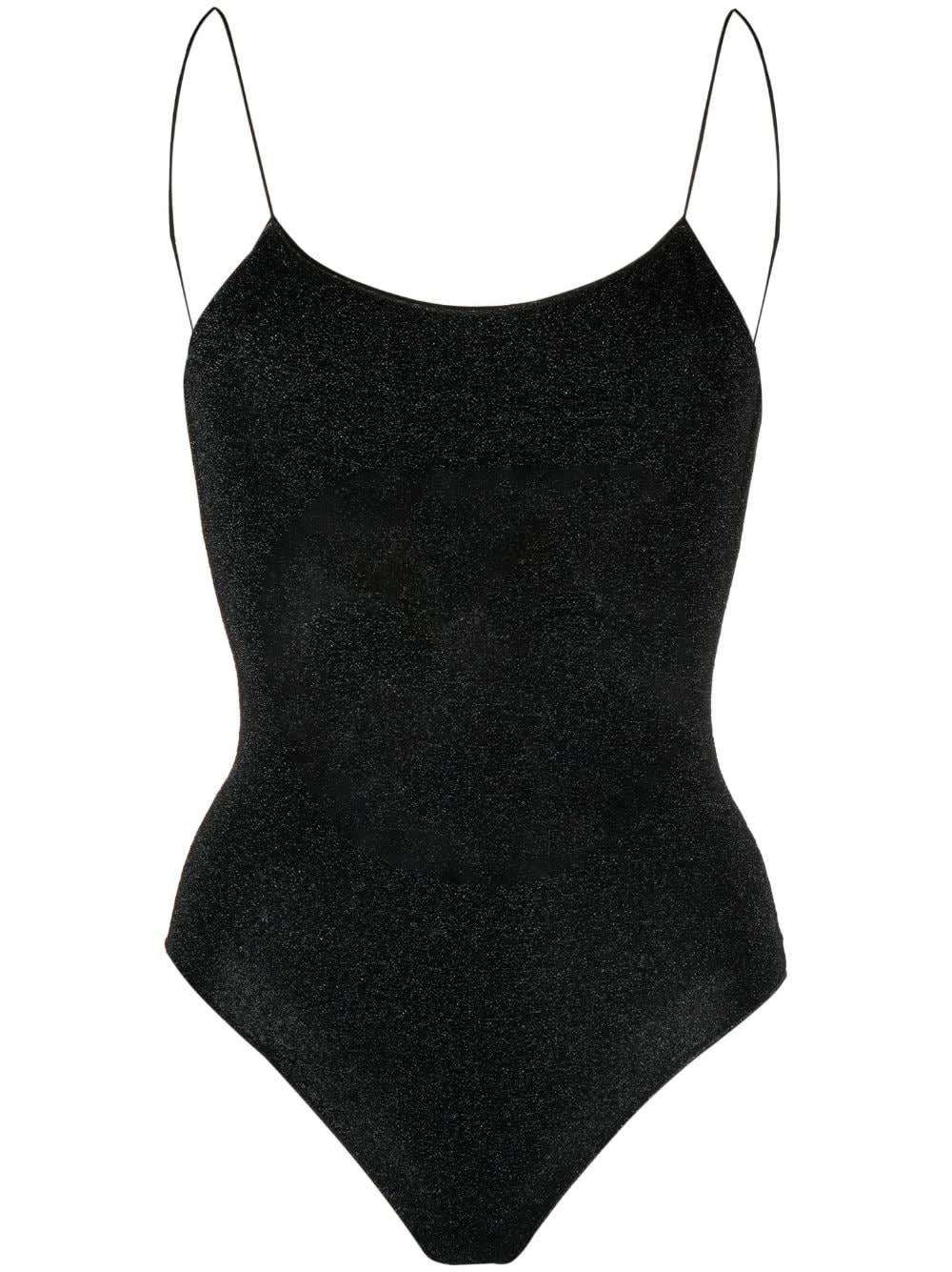 Oseree Black Lumiere Maillot One-piece Swimsuit