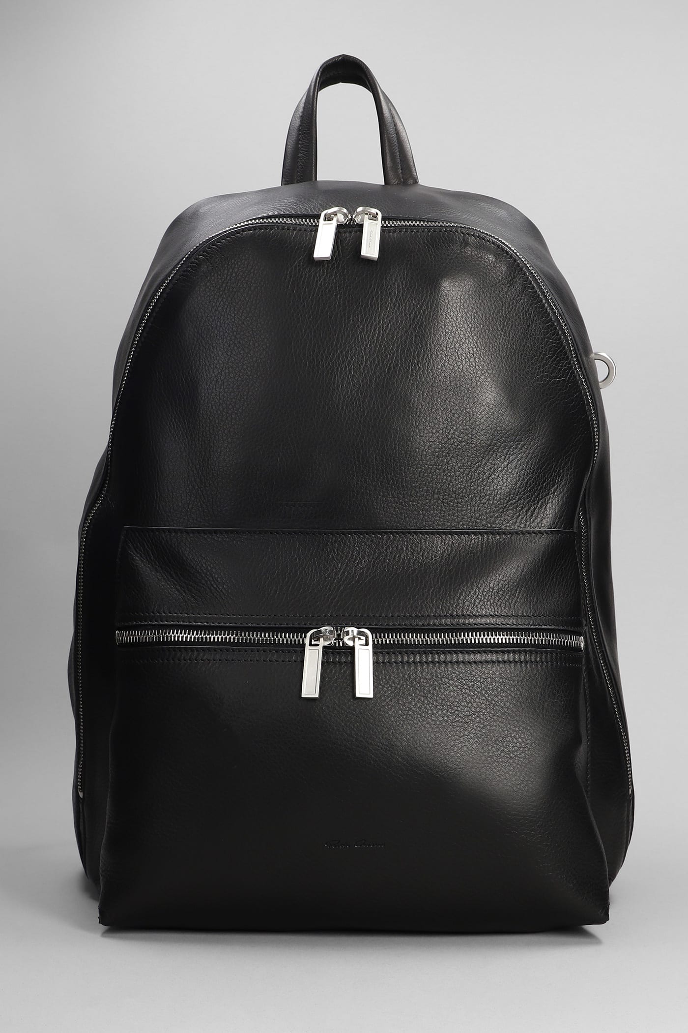 Shop Rick Owens Backpack Backpack In Black Leather