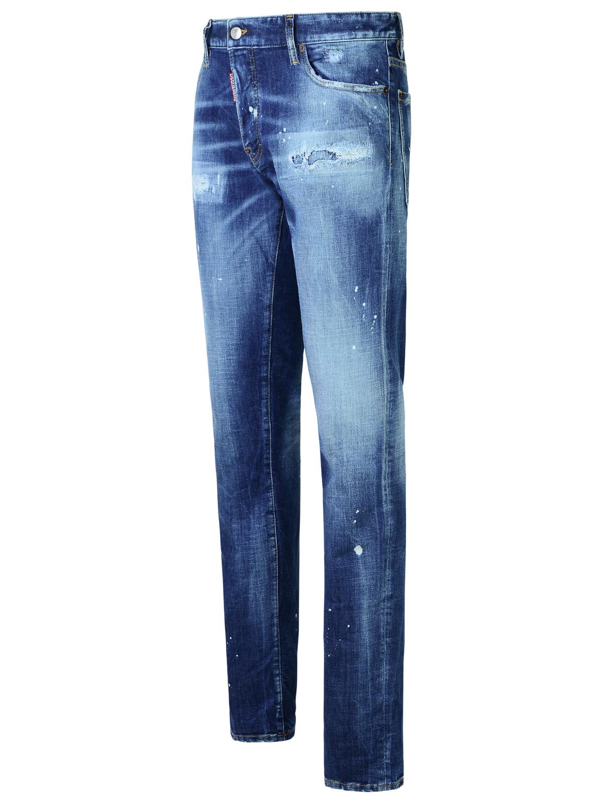 Shop Dsquared2 Slim Denim Jeans In Blue