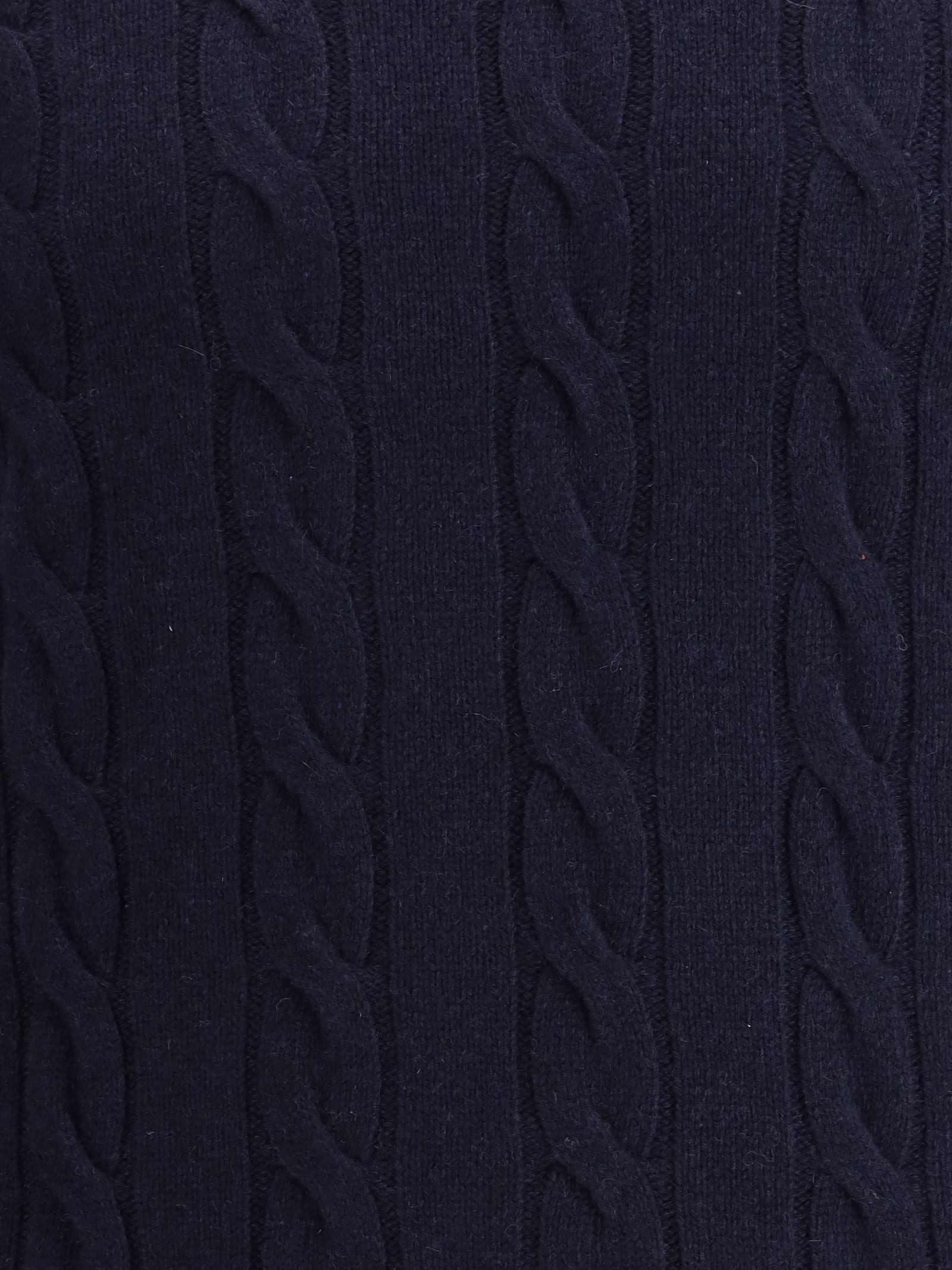 Aragona Braided-effect Crewneck Sweater In Blue