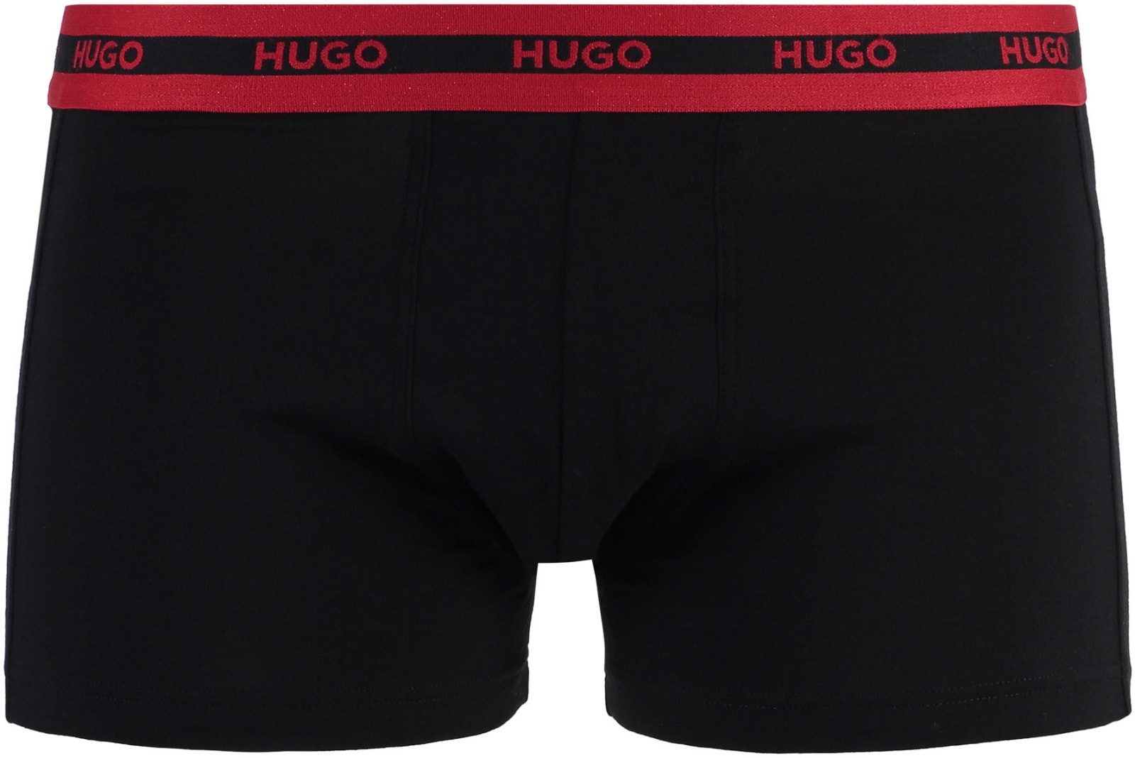 Shop Hugo Boss Set Of Three Boxers In Black