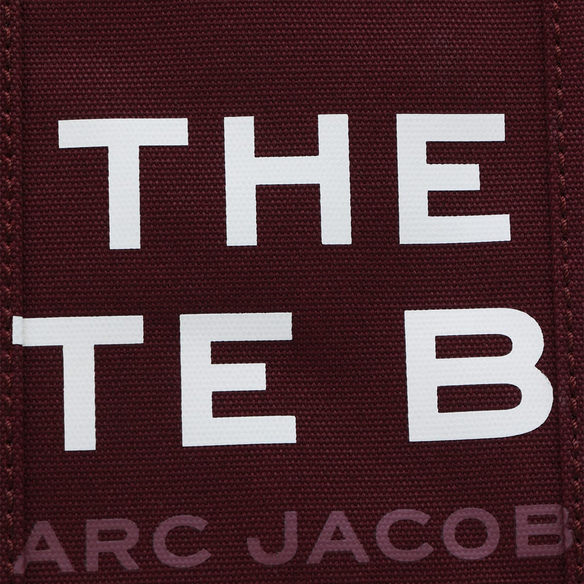 Marc Jacobs Dark Purple Cotton The Medium Tote In Purple