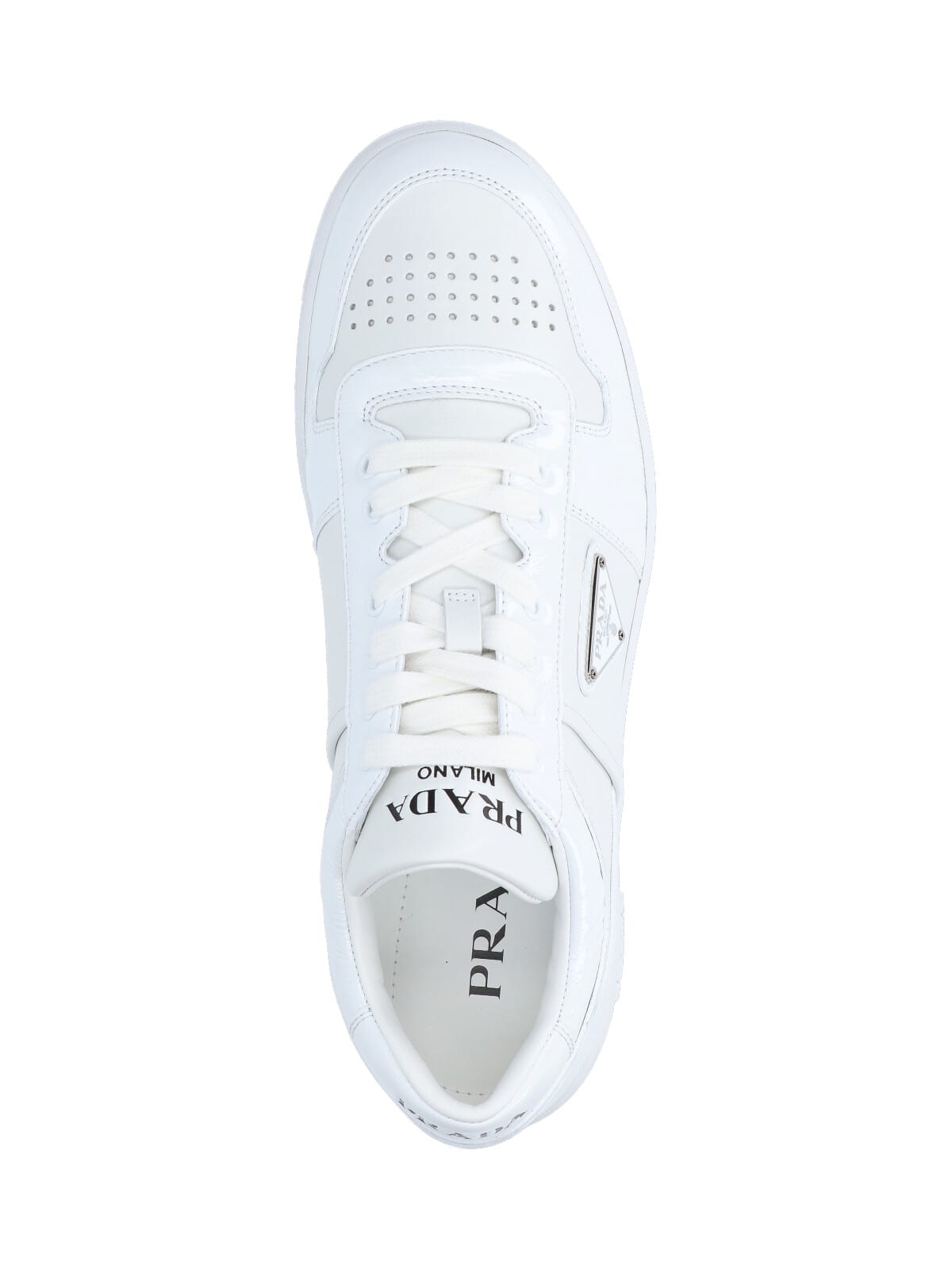 Prada Sneakers In Re-nylon Bianco Uomo In White