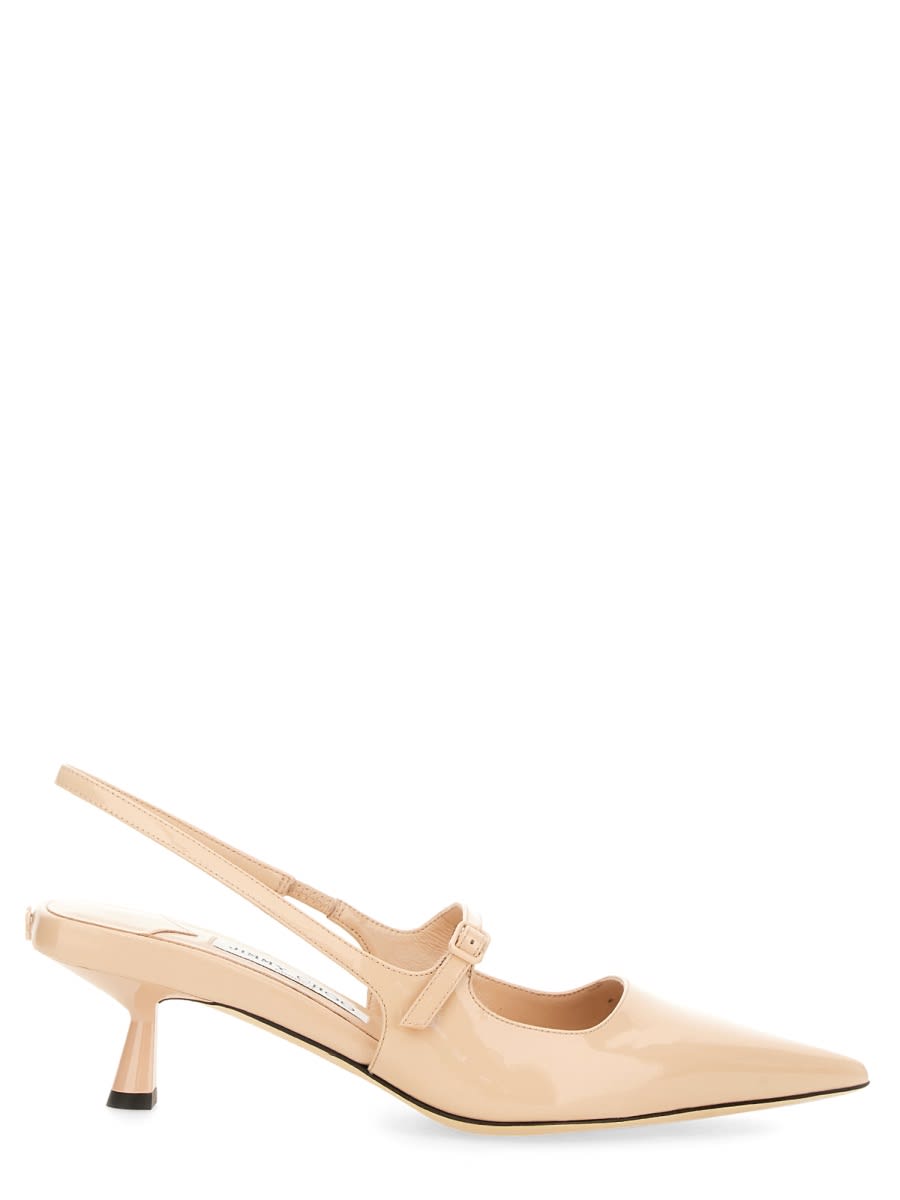 Shop Jimmy Choo Décolleté Didi 45 In Nude