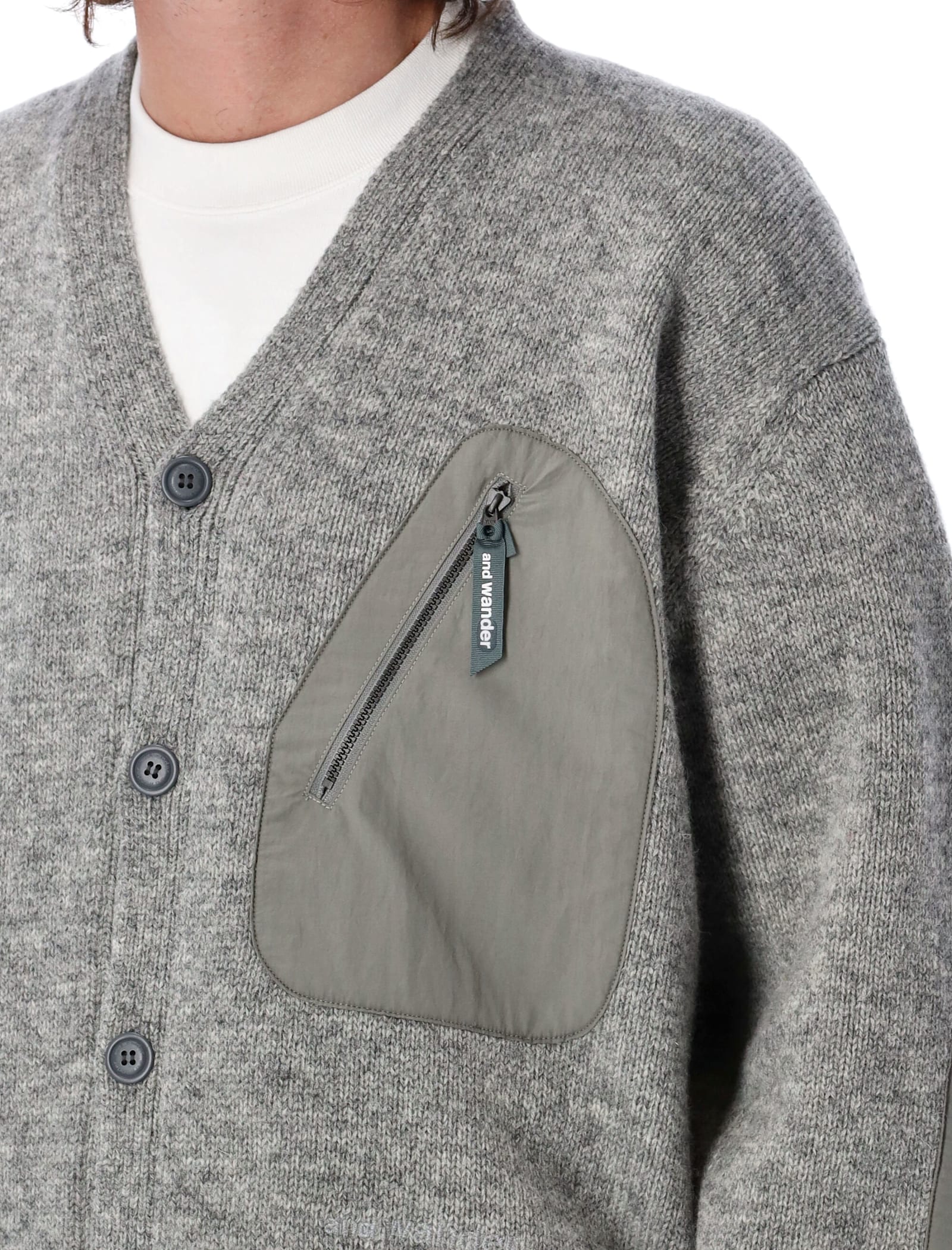 Shop And Wander 62 Shetland Wool Cardigan In Grey