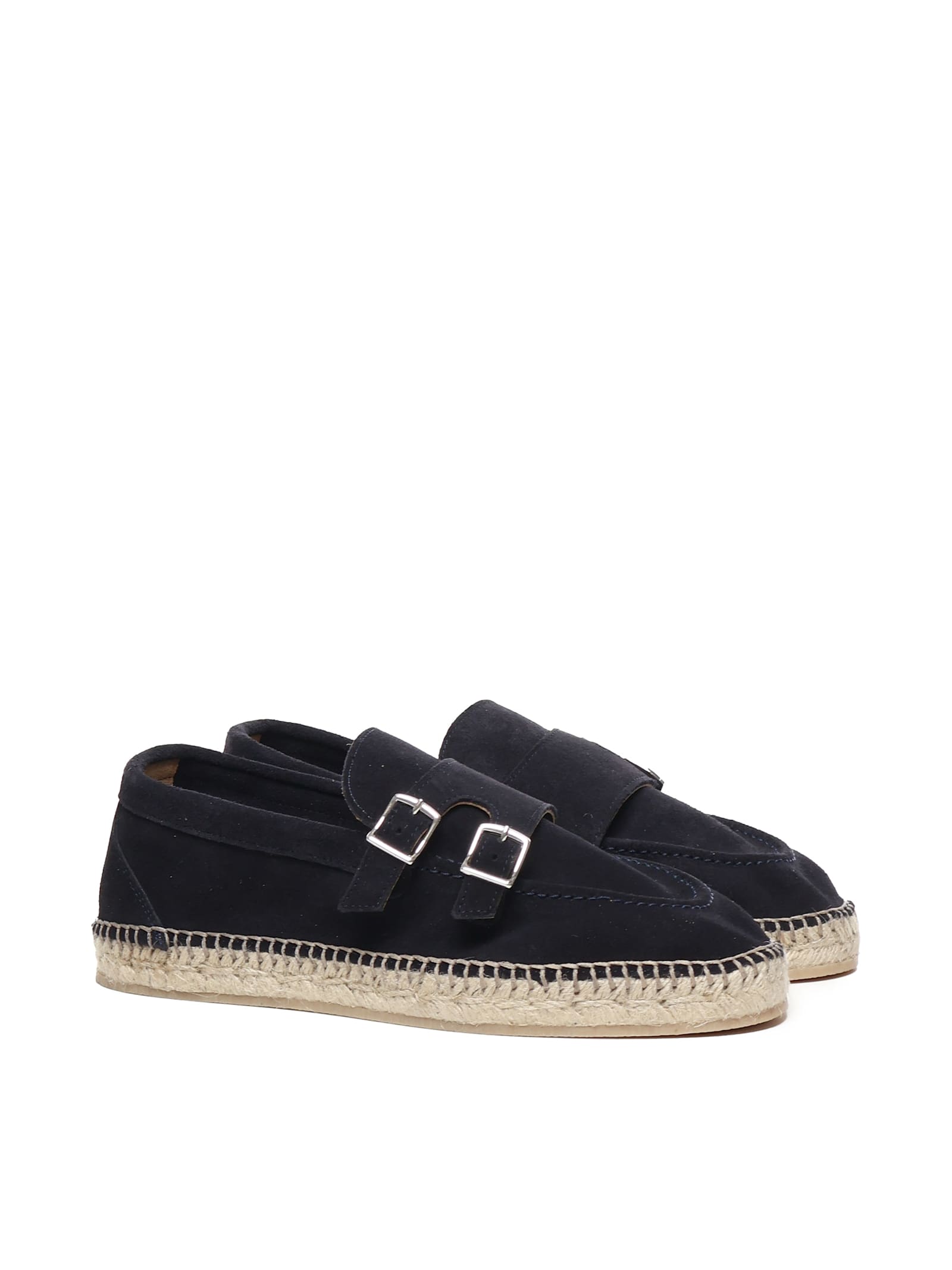 Eleventy Espardillas With Buckles In Blue