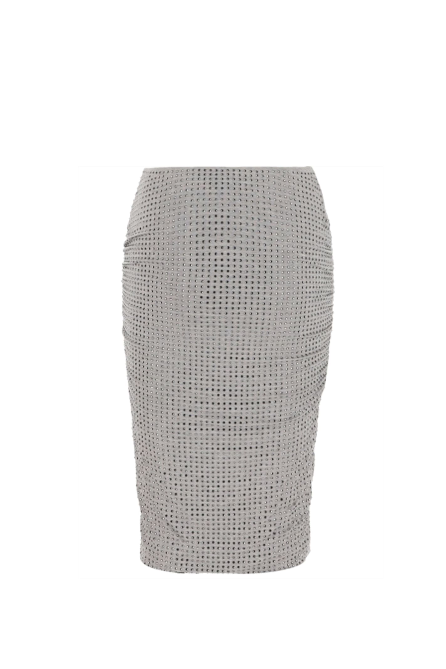 Shop Pinko Kedrin Skirt In Grey