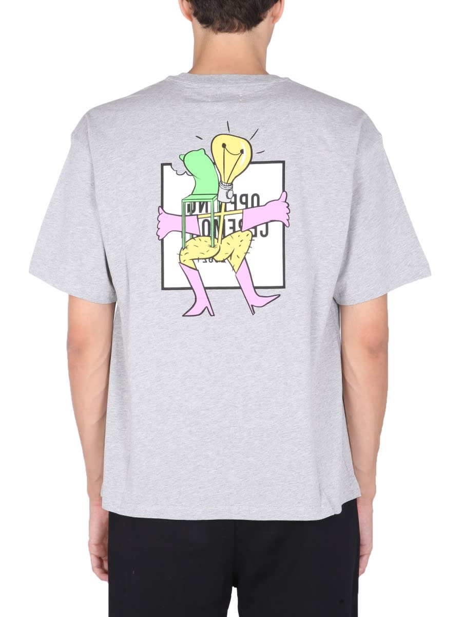 Shop Opening Ceremony Light Bulb T-shirt In Grey