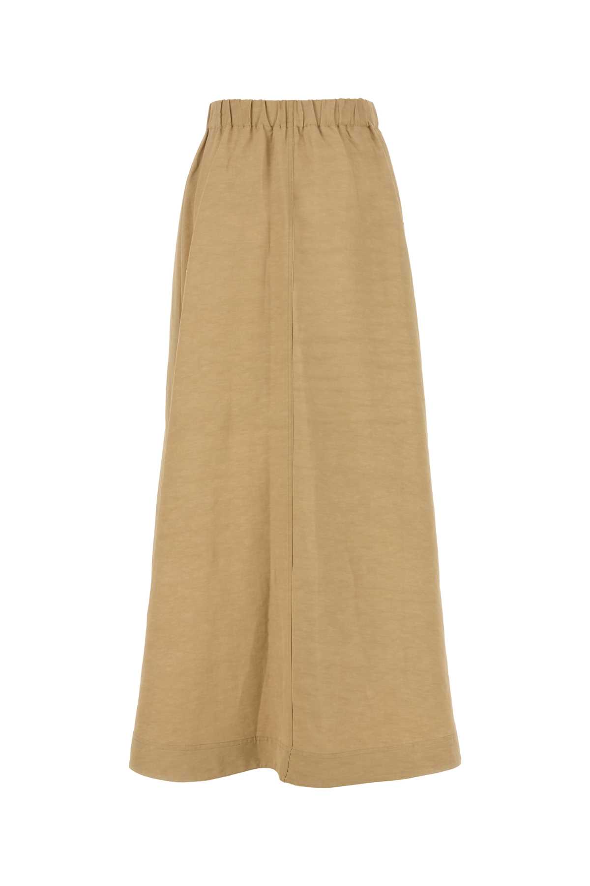Co Camel Visse Blend Skirt In Neutral