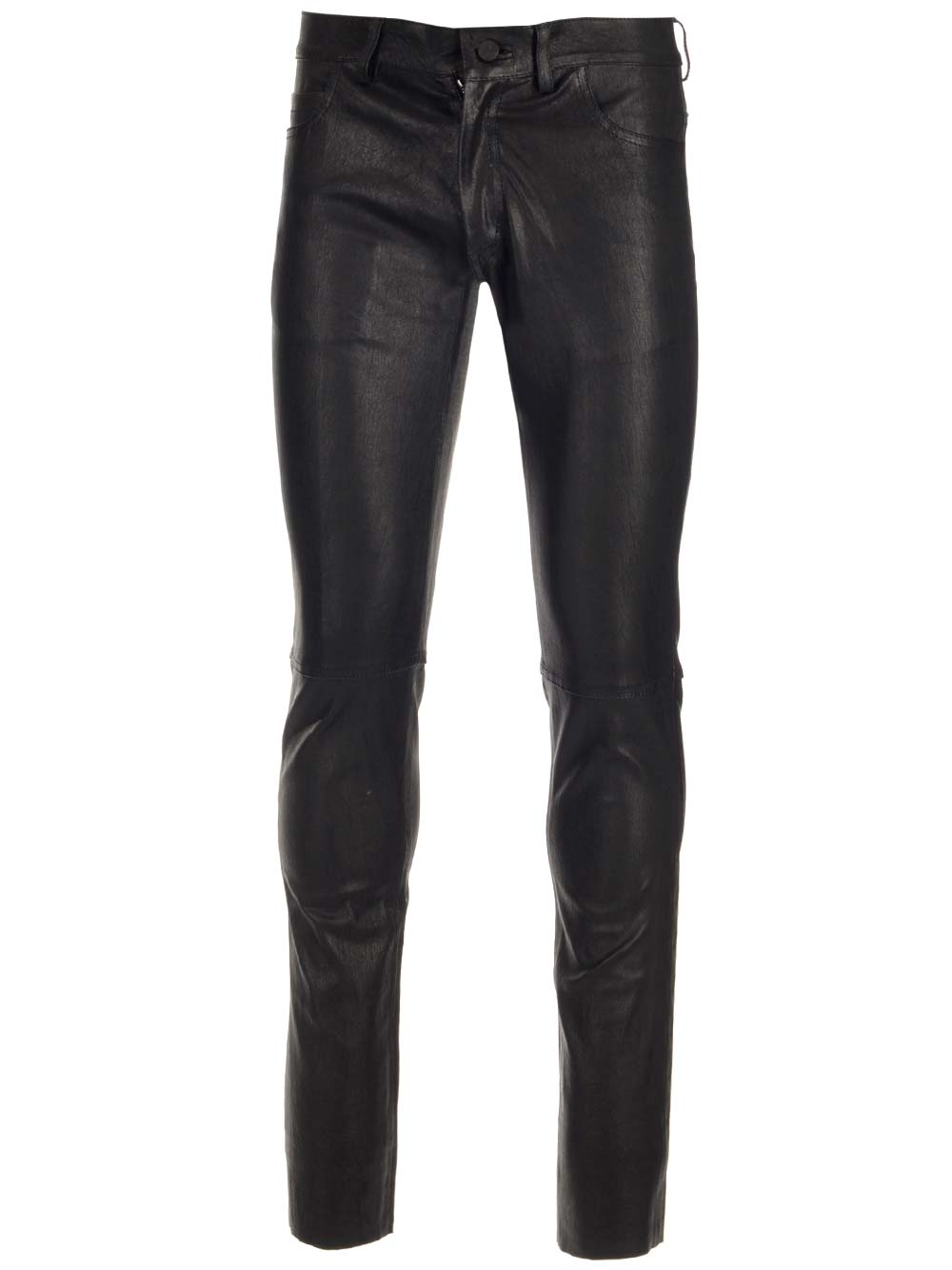 Giorgio Brato Leather Trousers In Black | ModeSens