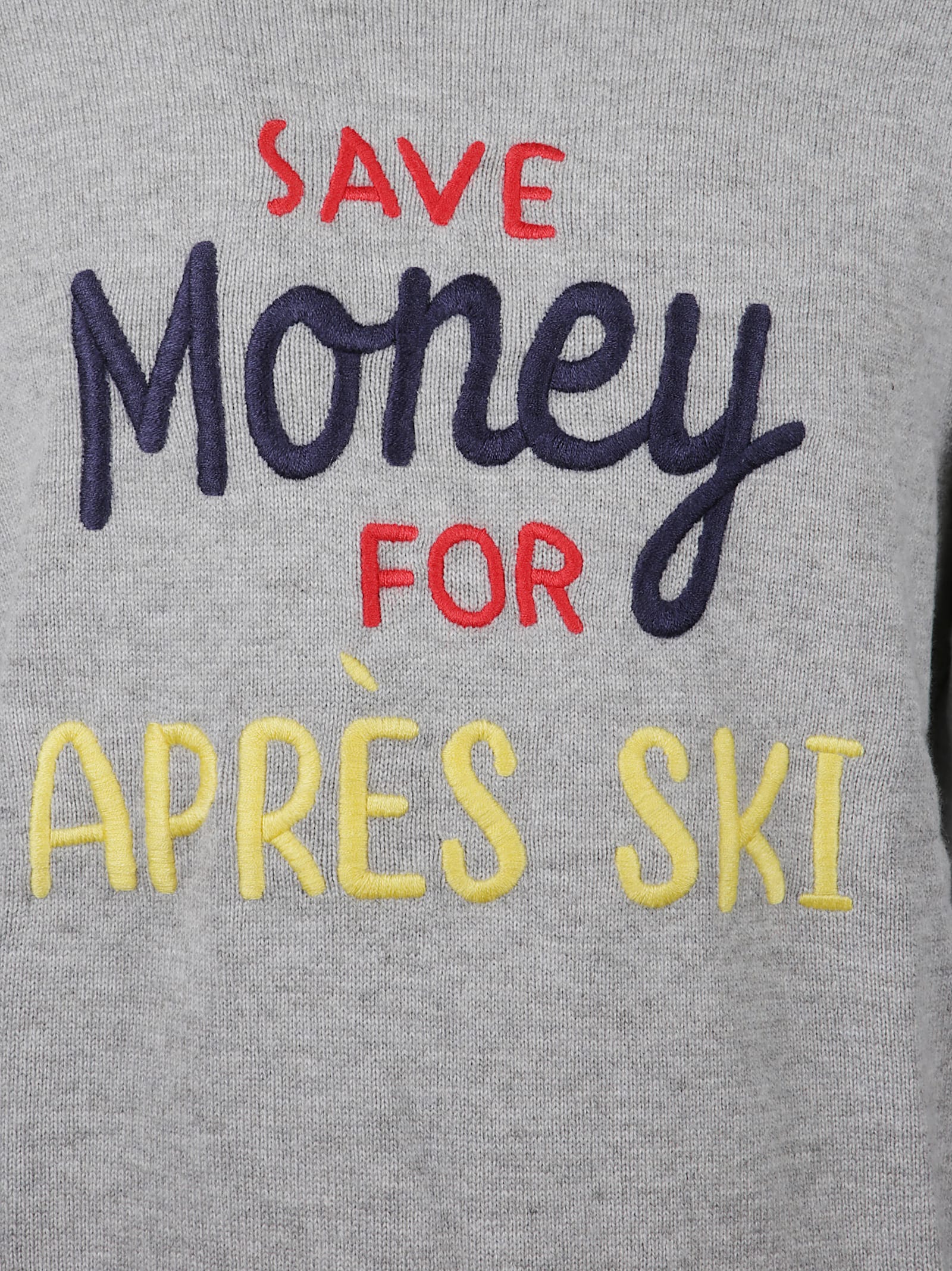 Mc2 Saint Barth Heron Long Sleeve Crew Neck Sweatshirt In Gray