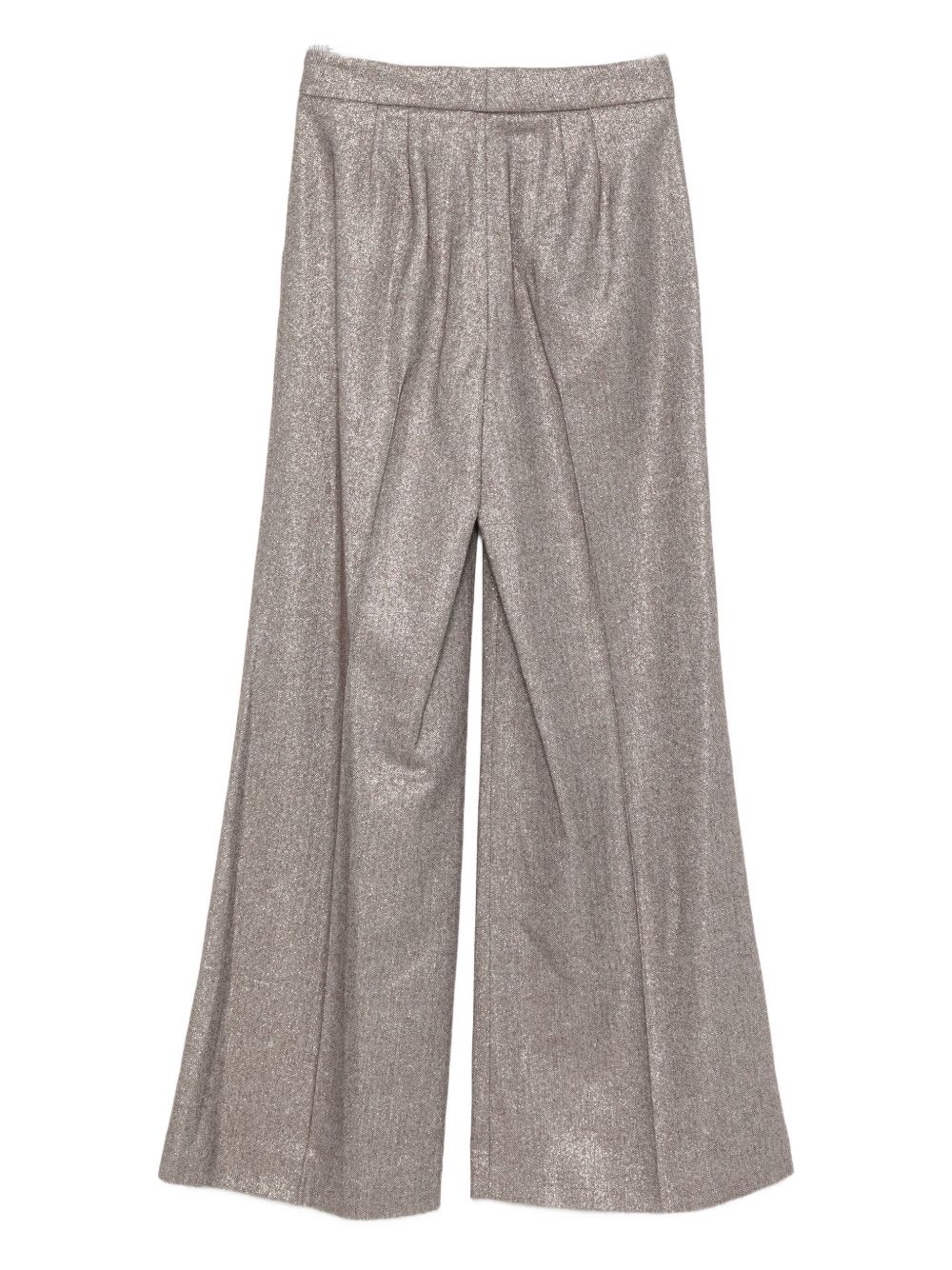 Via Masini 80 Wool Trousers In Brown