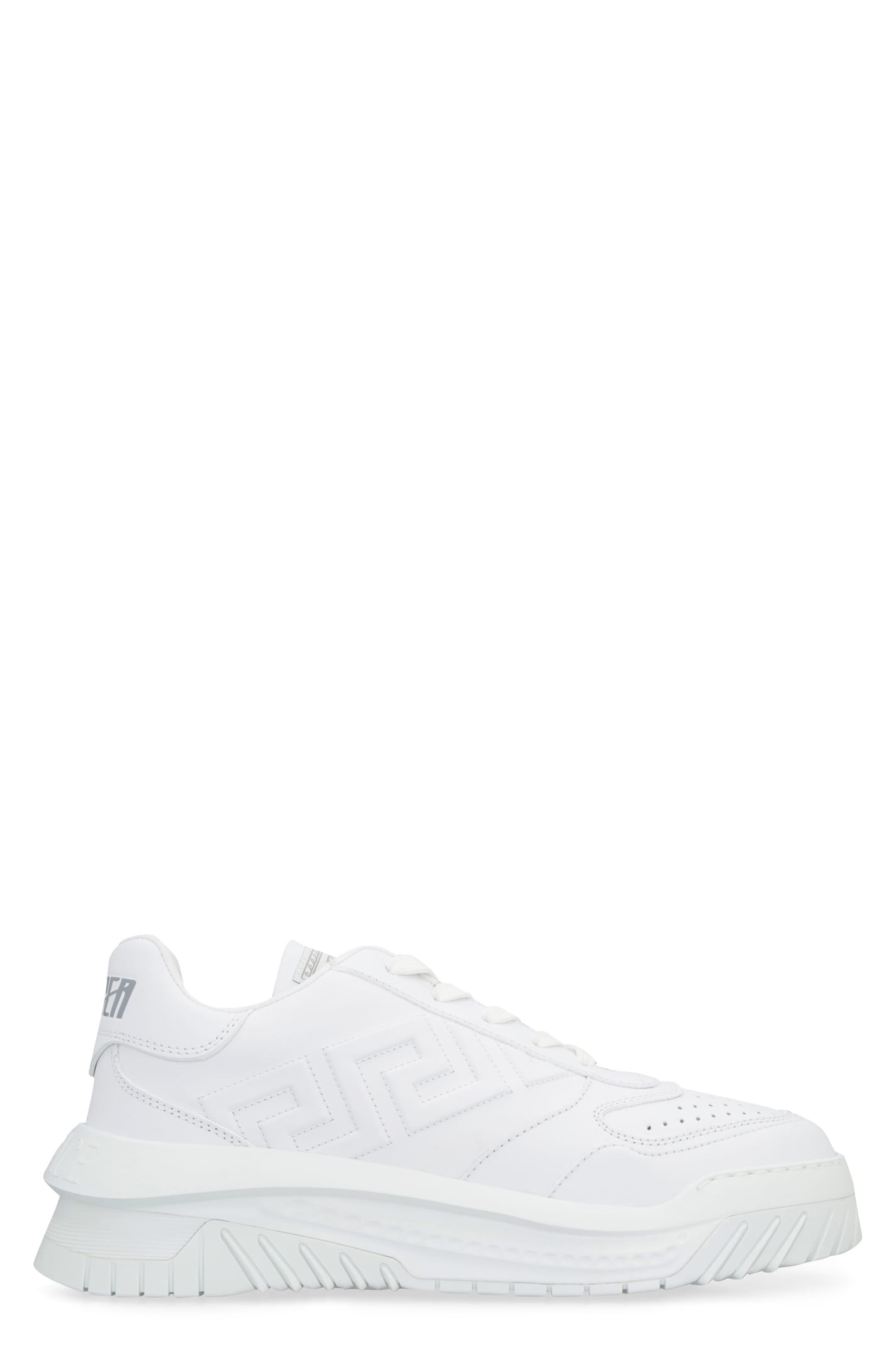 Versace Odissea Leather Low-top Sneakers