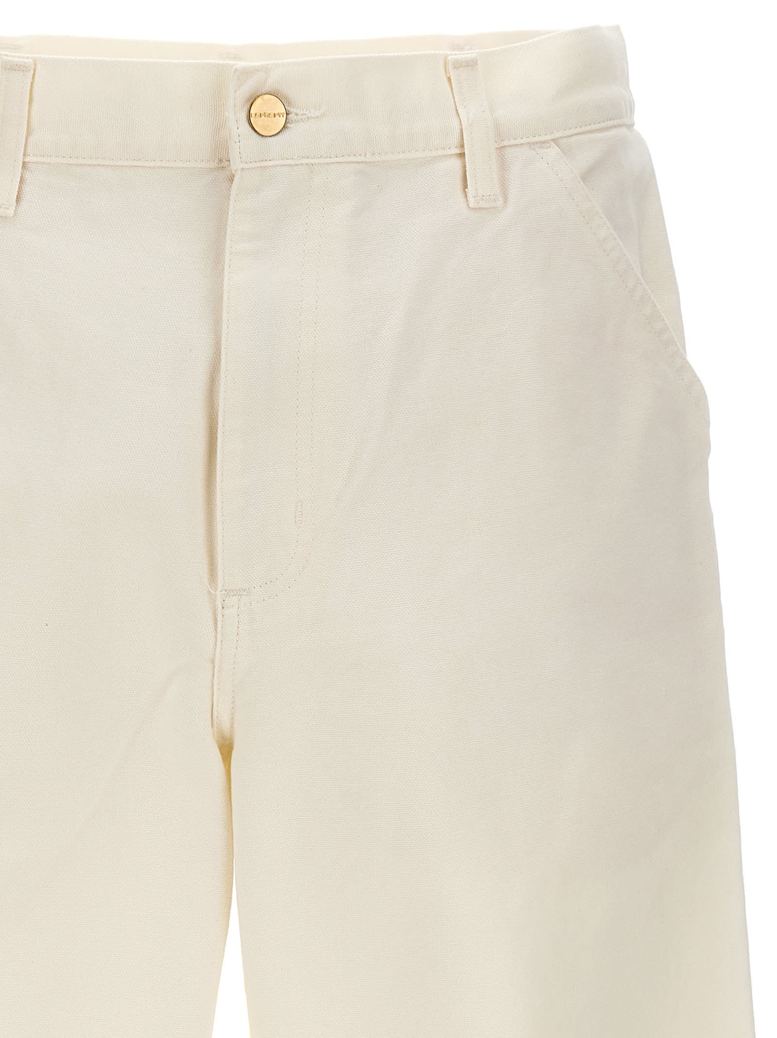 Shop Carhartt Single Knee Pants In White