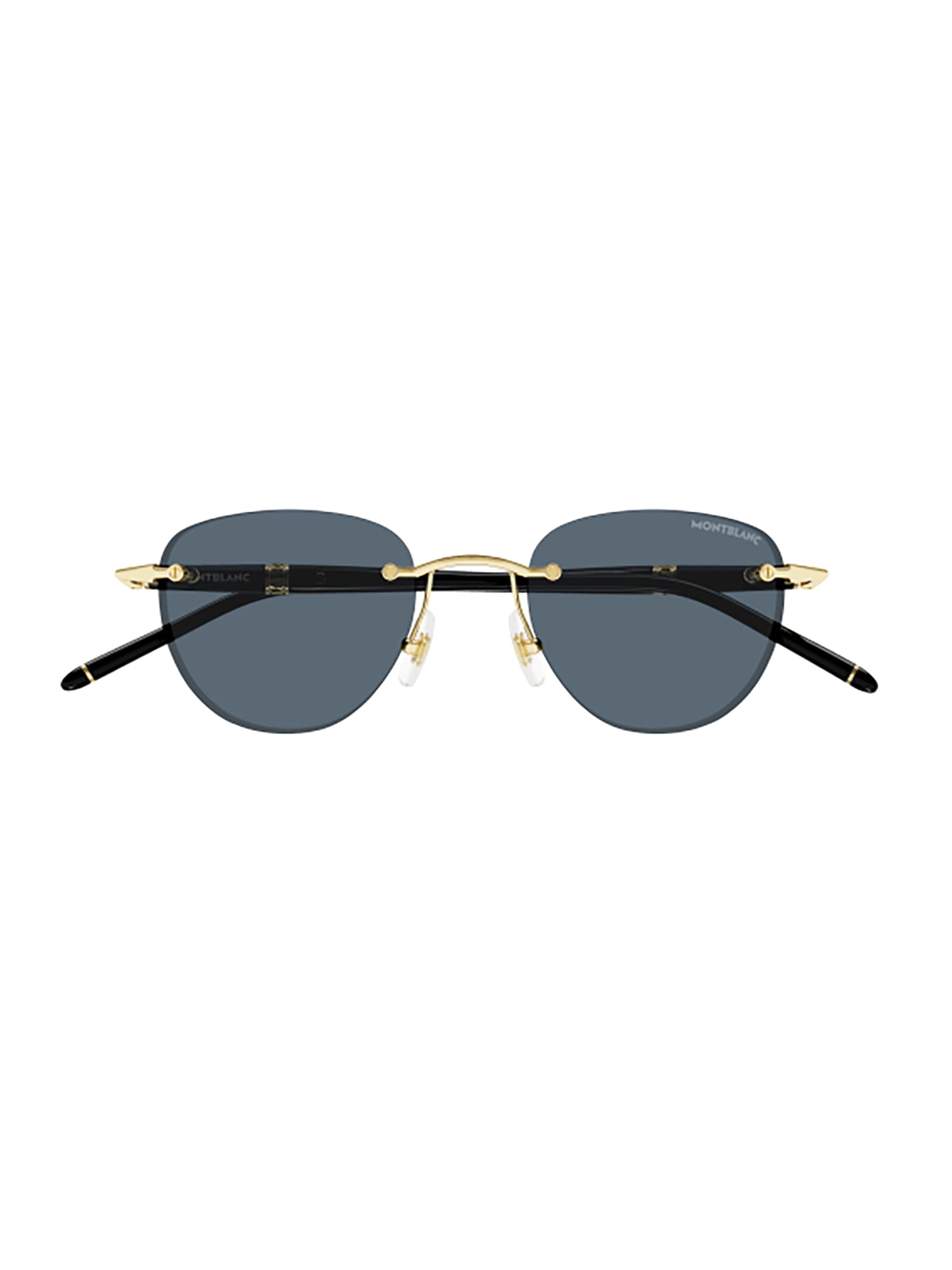 Montblanc Mb0412s Sunglasses In Gold