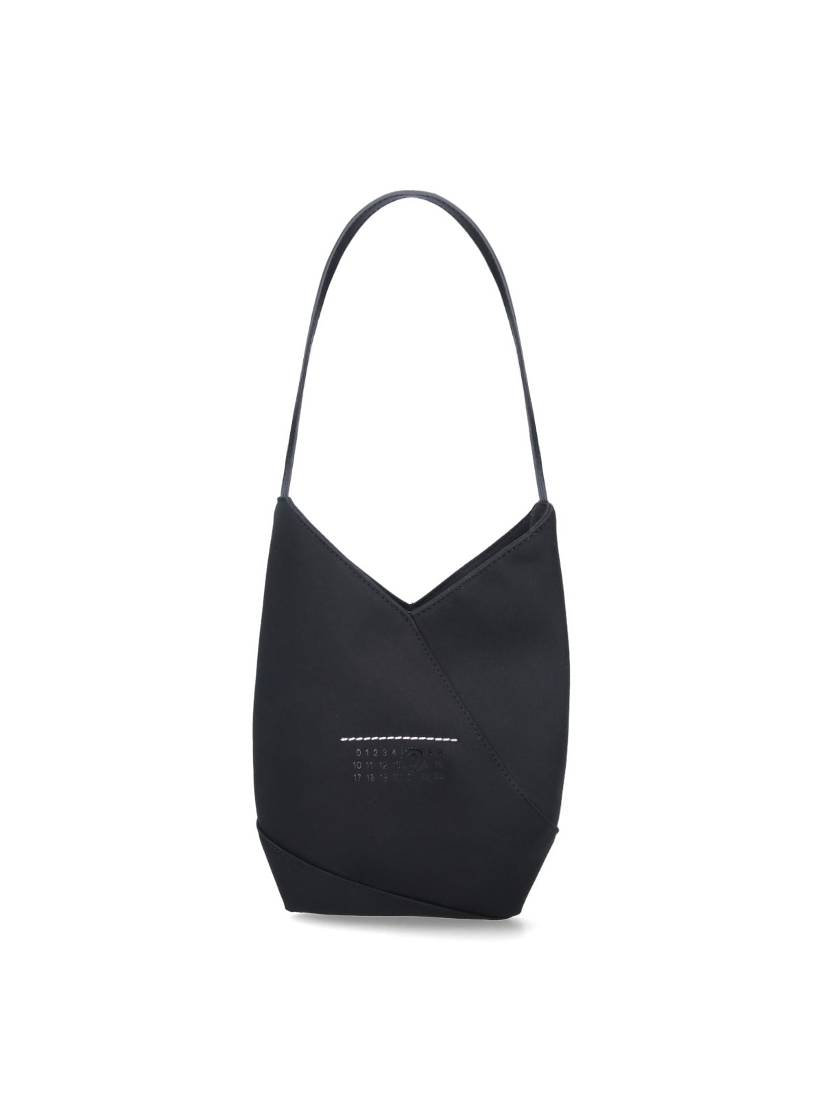 Mm6 Maison Margiela Japanese Satin Tote Bag In Black