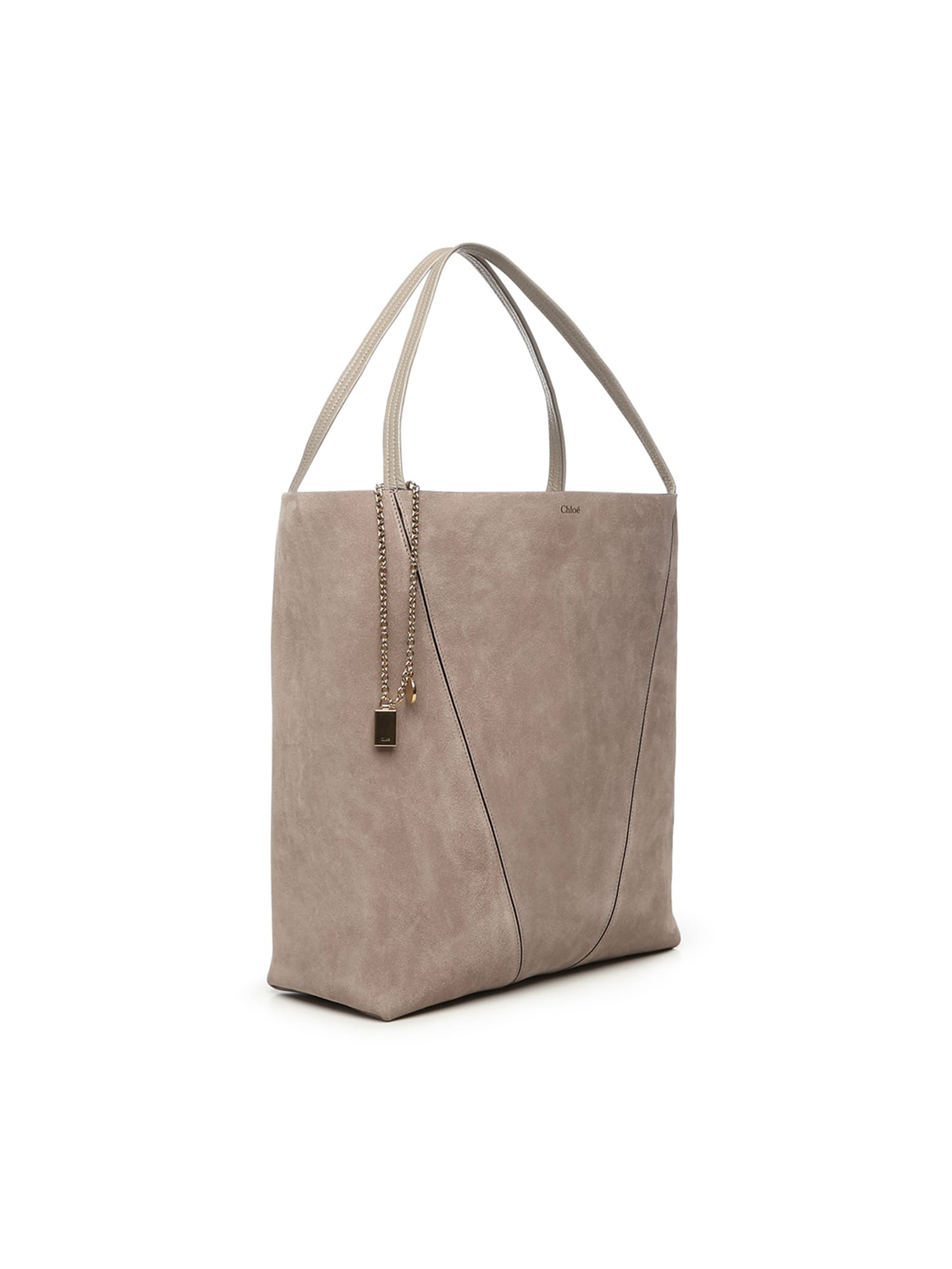 Chloé Chloe Spin Shoulder Bag Women In Gray