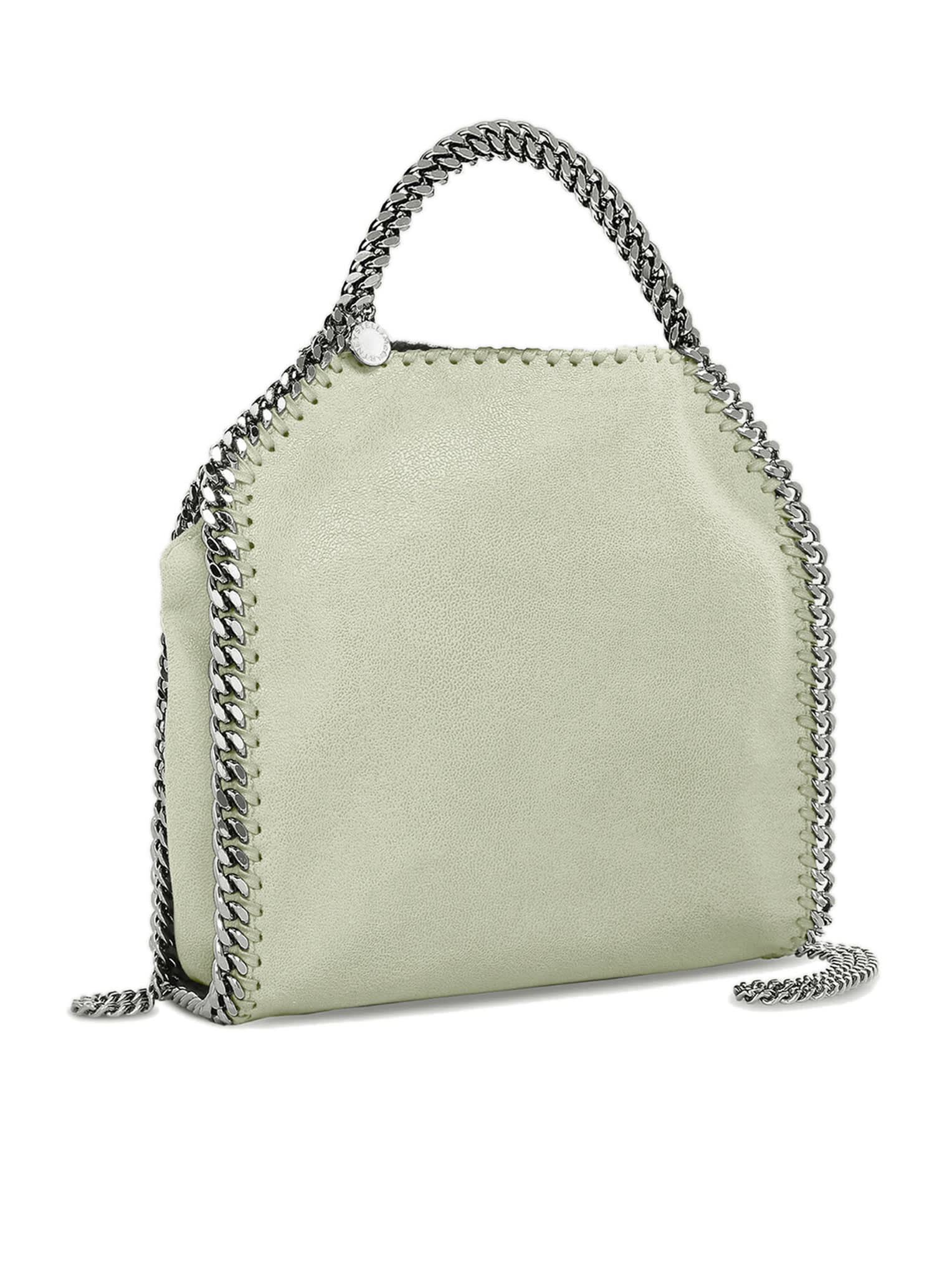 Stella Mccartney Mini Tote Falabella In Sage