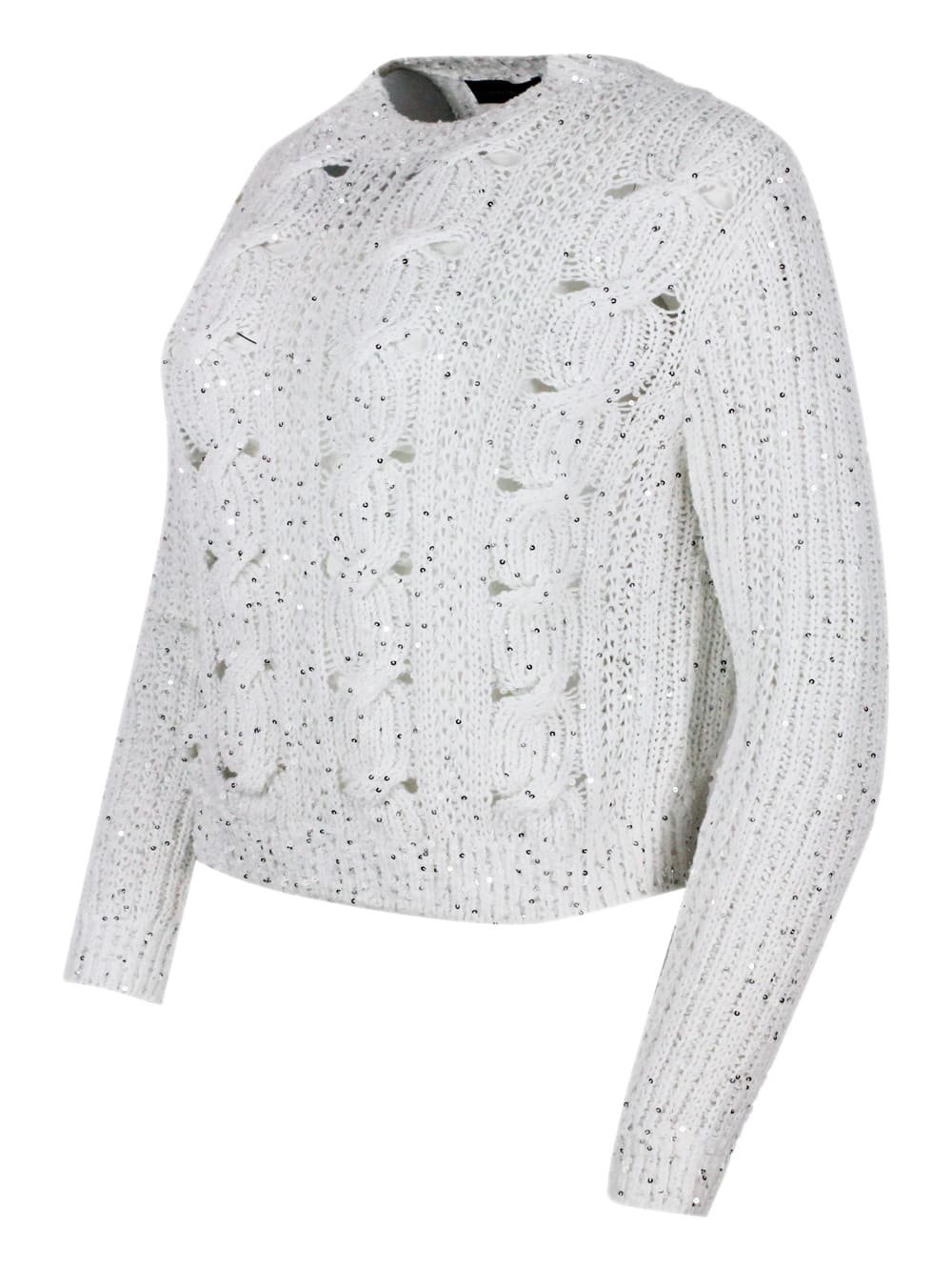 Lorena Antoniazzi Sweater  White In White