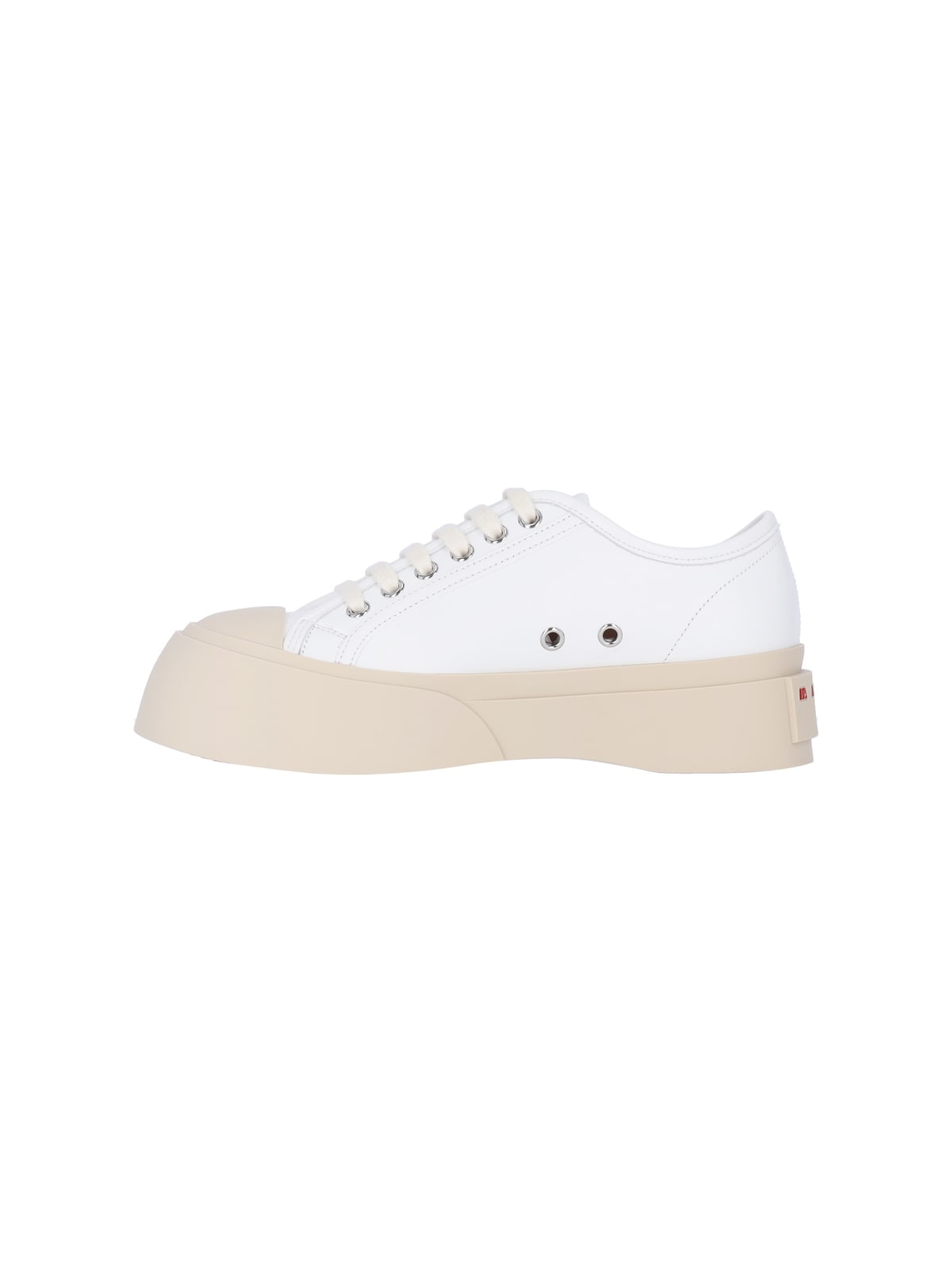 Shop Marni Pablo Platform Sneakers In White