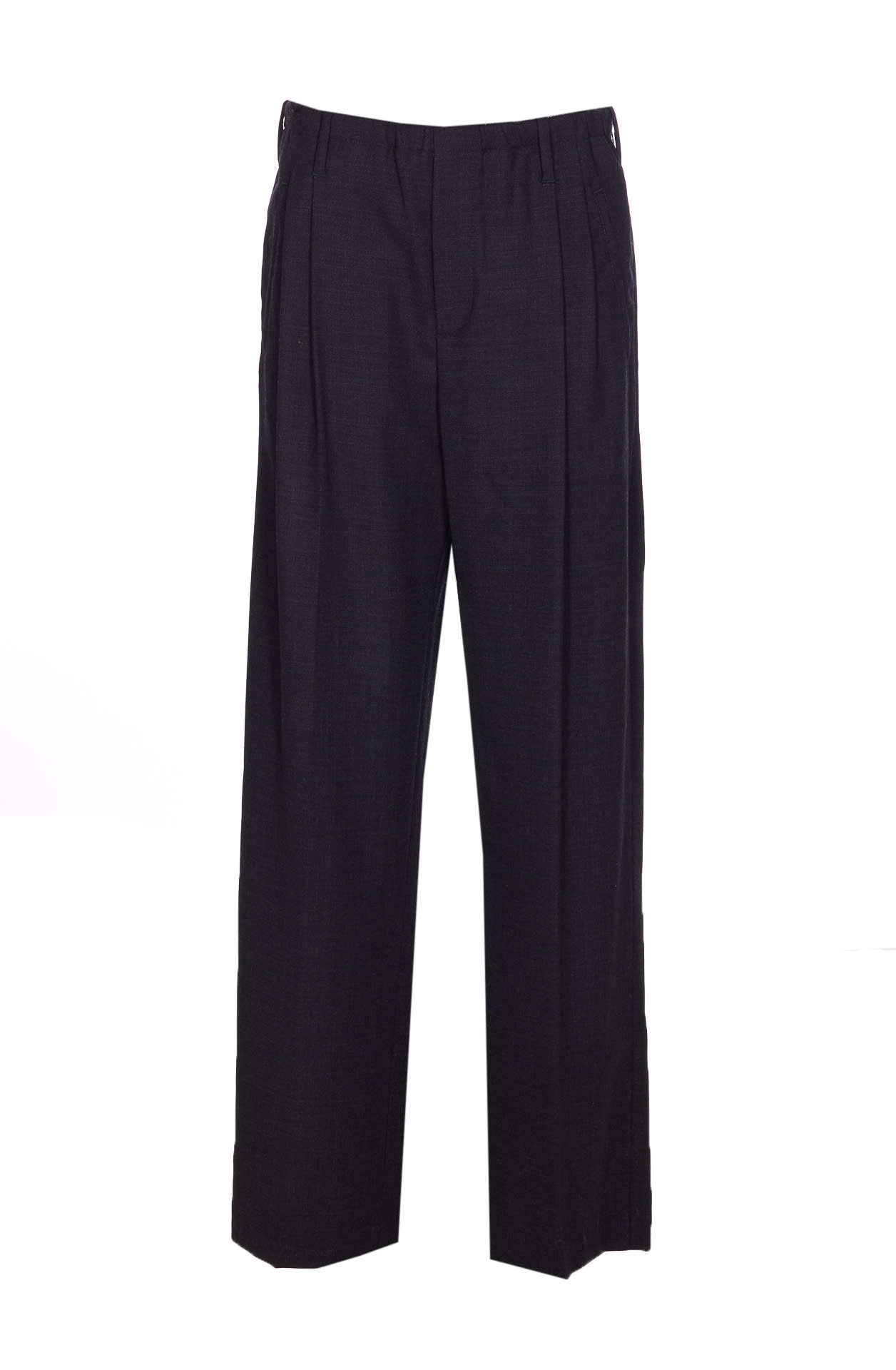 Brunello Cucinelli Sartorial Track Trousers In Fluid Twill Wool Crepe