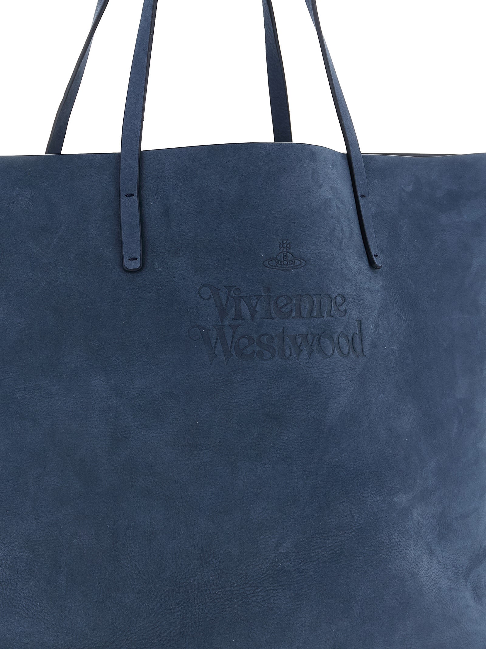 Vivienne Westwood Versatile Tote Bag Dual Handles In Blue