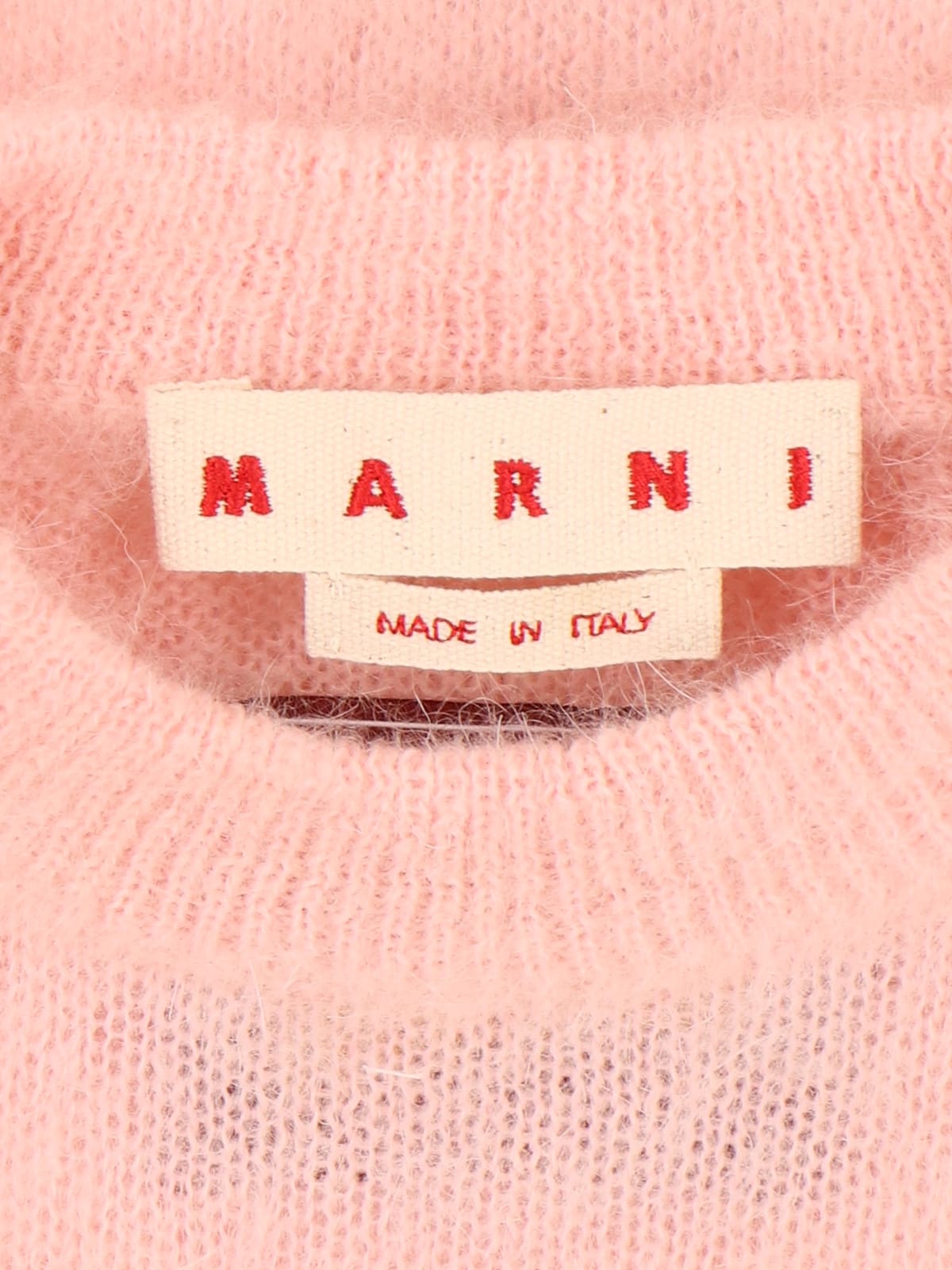 Shop Marni Crewneck Sweater In Pink