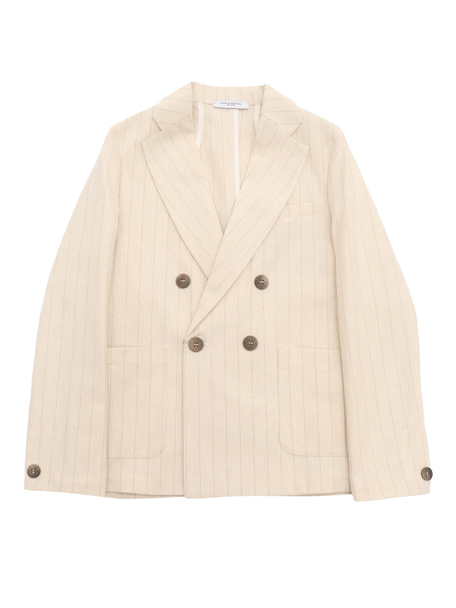 Paolo Pecora Blazer  Kids Color Yellow Cream In Neutral