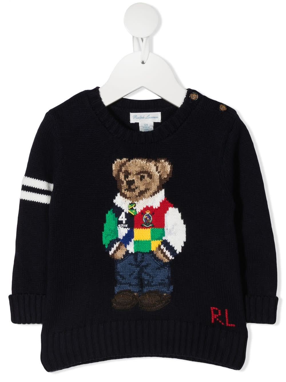 Ralph Lauren Teddy Bear Cotton Sweater